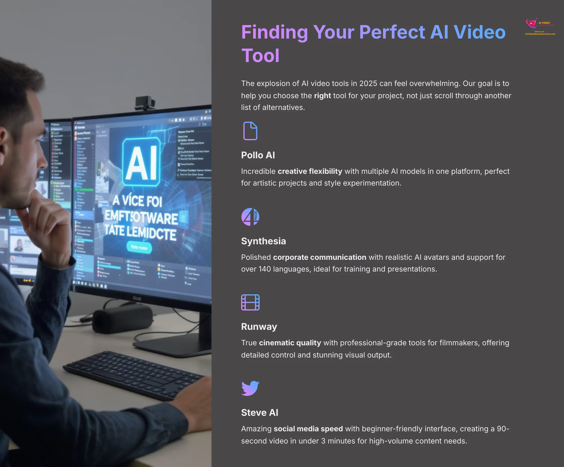 Finding Your Perfect AI Video Tool