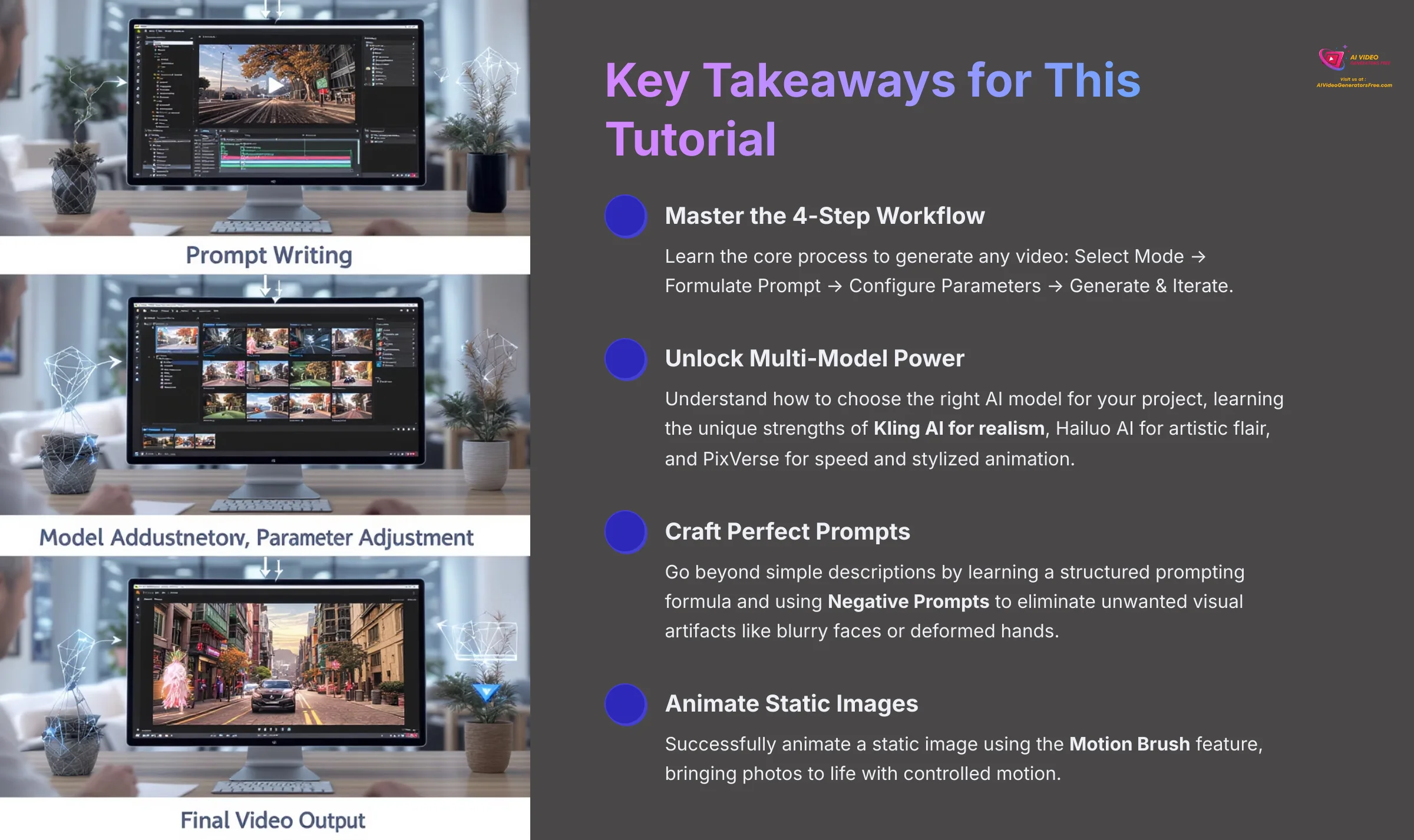 2_Key-Takeaways-for-This-Tutorial_AI-video-generators-free_aivideogeneratorsfree.com_