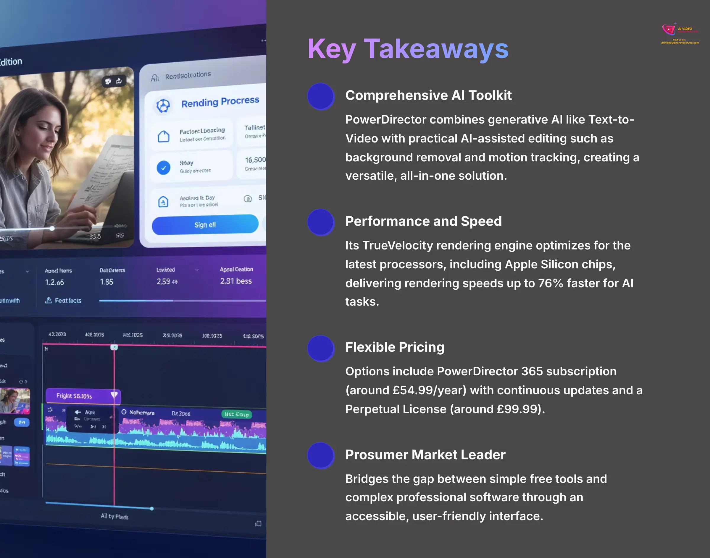 Key Takeaways - AI Video Generators Free