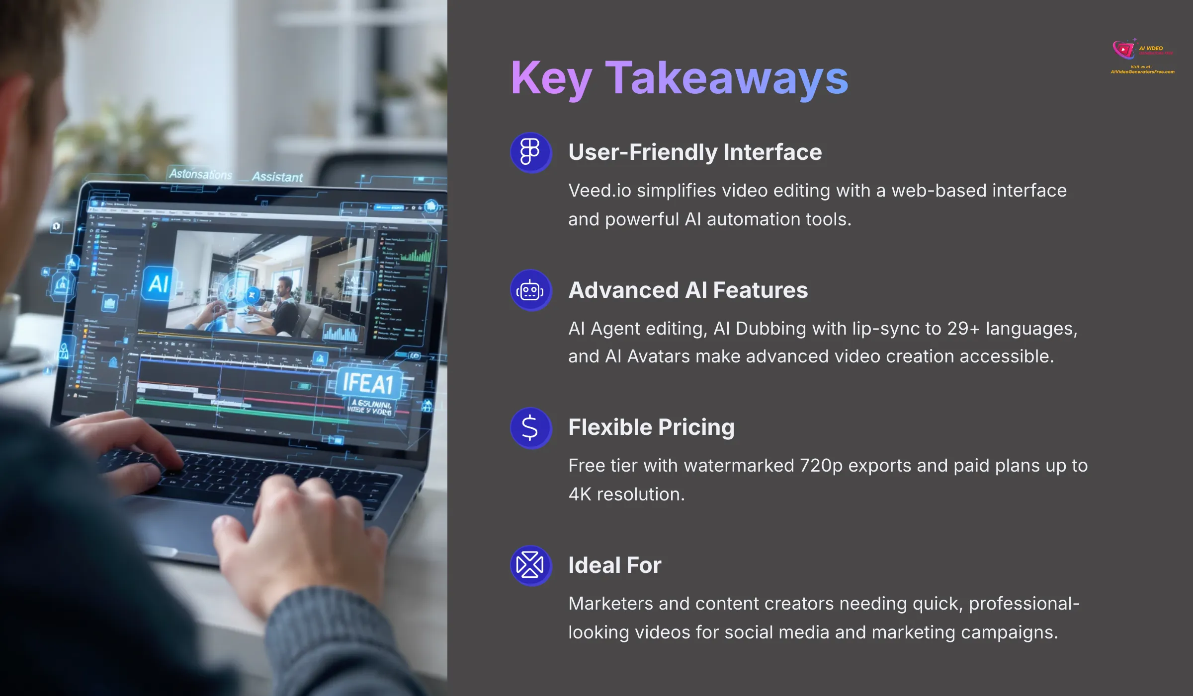 Key Takeaways from the Veed.io review