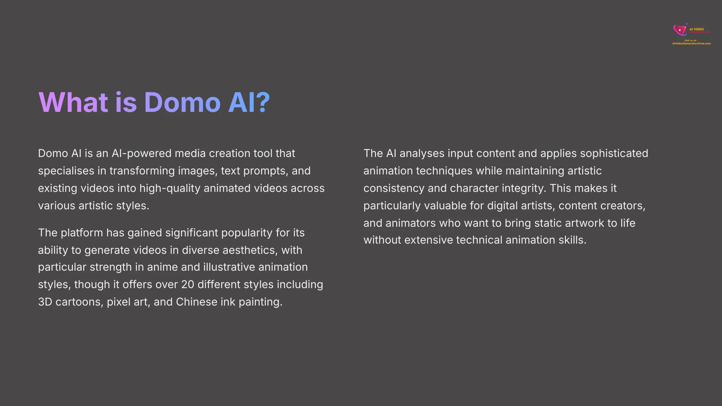 2_What-is-Domo-AI_AI-video-generators-free_aivideogeneratorsfree.com_