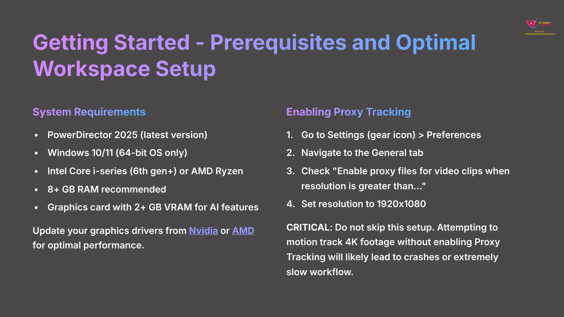 3_Getting-Started-Prerequisites-and-Optimal-Workspace-Setup_AI-video-generators-free_aivideogeneratorsfree.com_