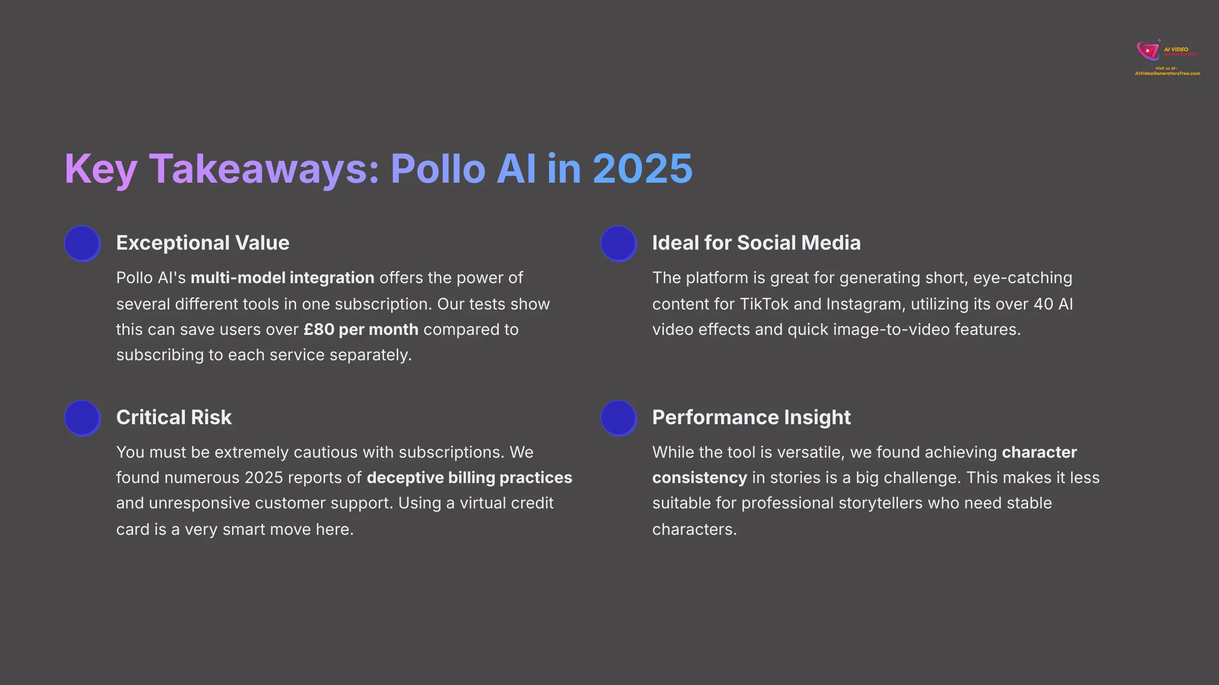 Key Takeaways Pollo AI in 2025