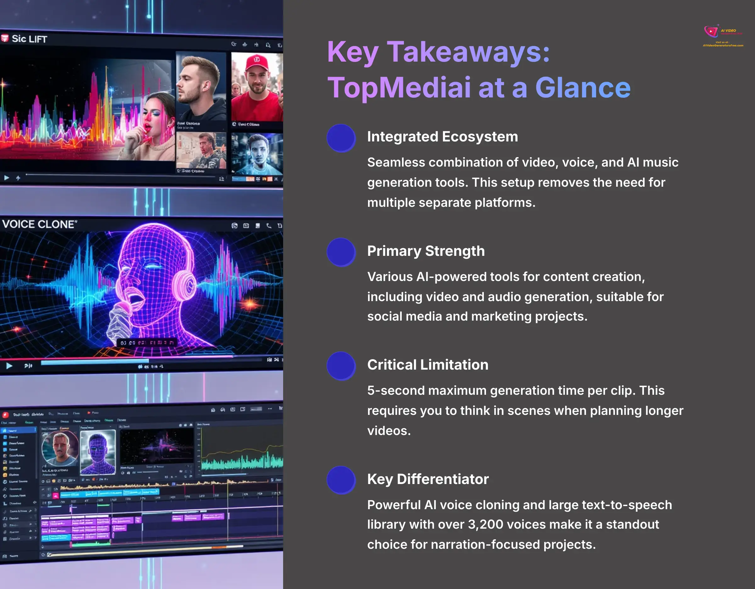 TopMediai Key Takeaways at a Glance