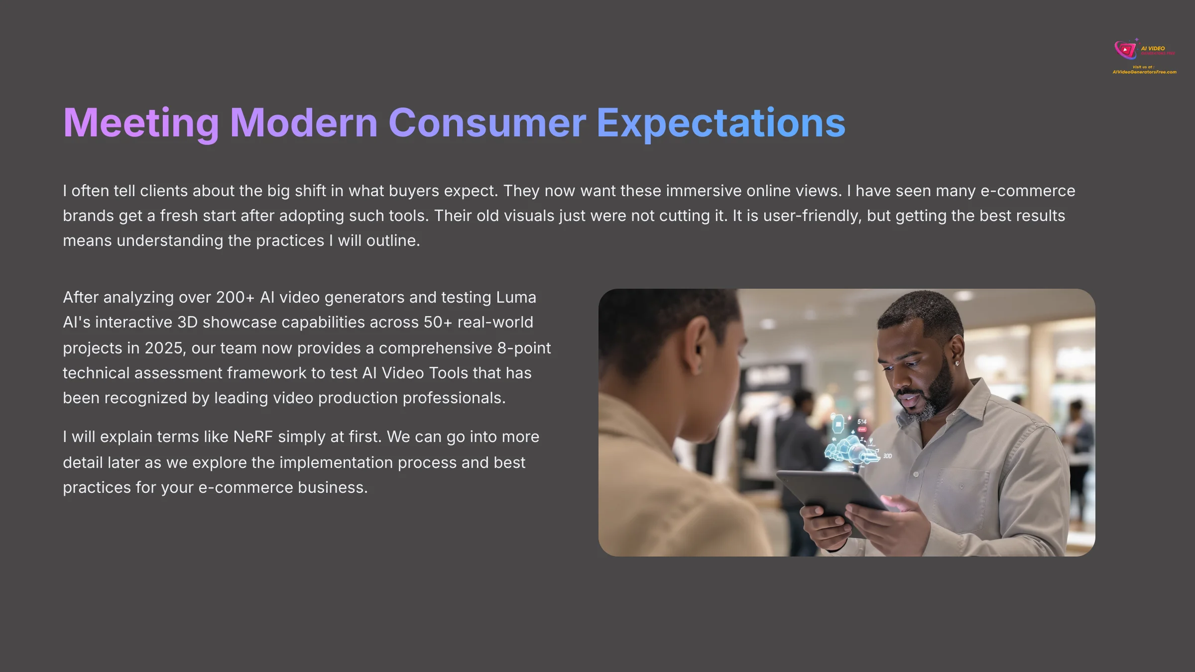 Meeting Modern Consumer Expectations