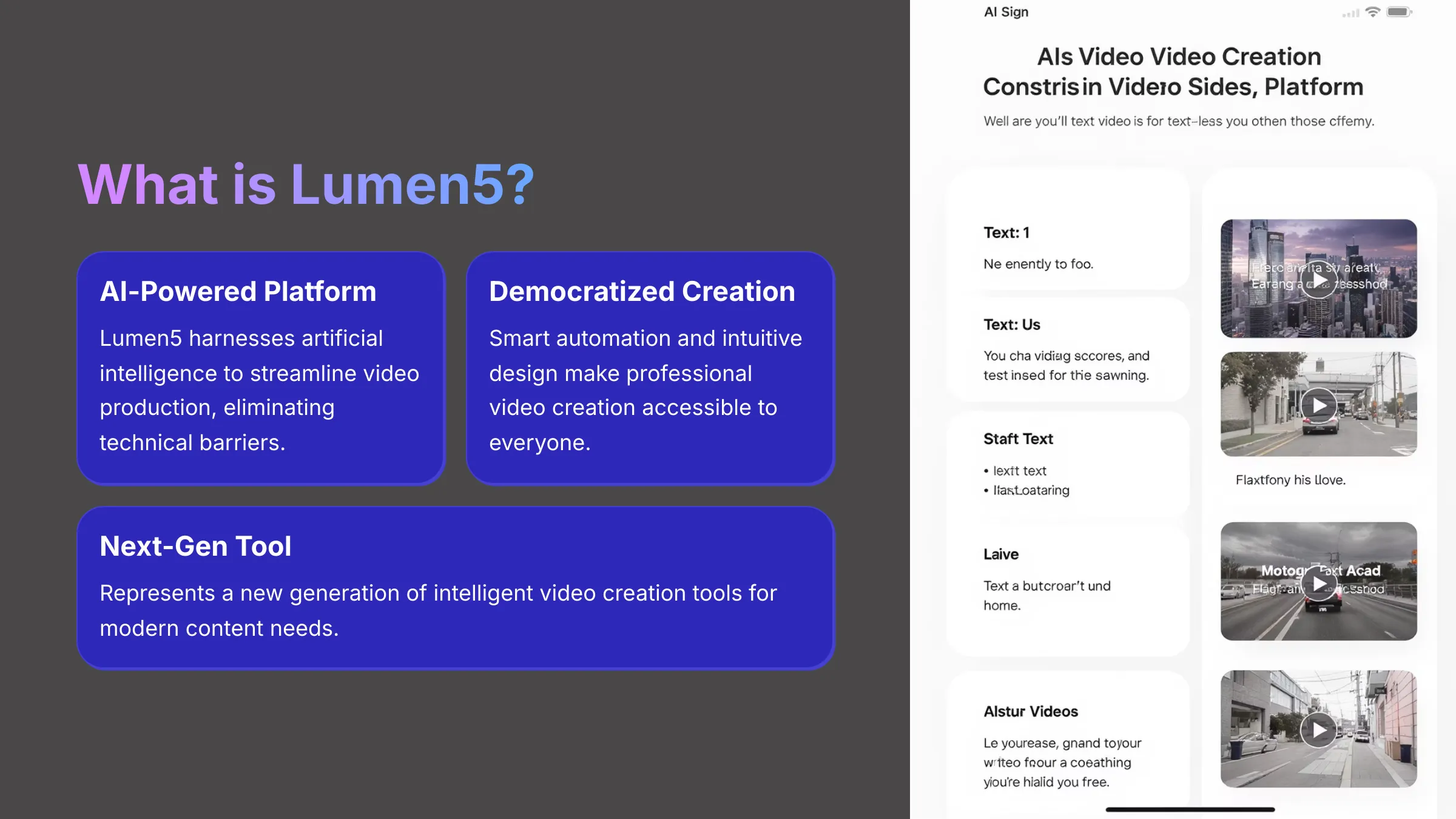 An introduction to the Lumen5 platform