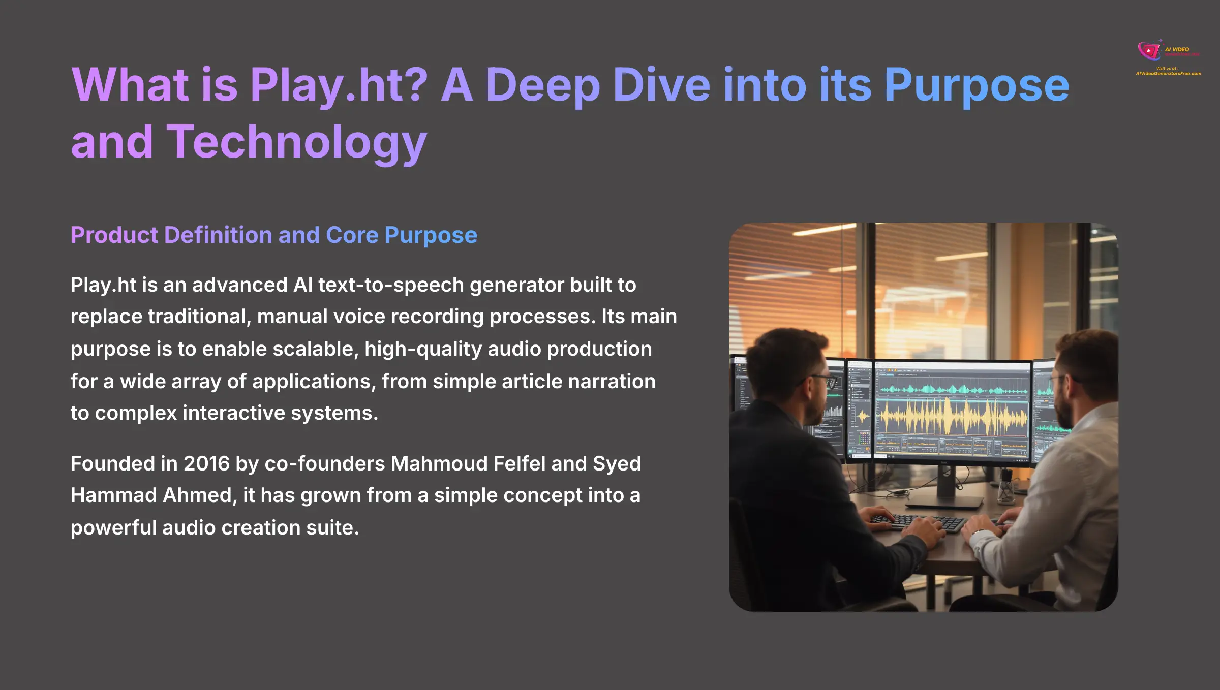 What is Play.ht - Deep Dive into Purpose and Technology
