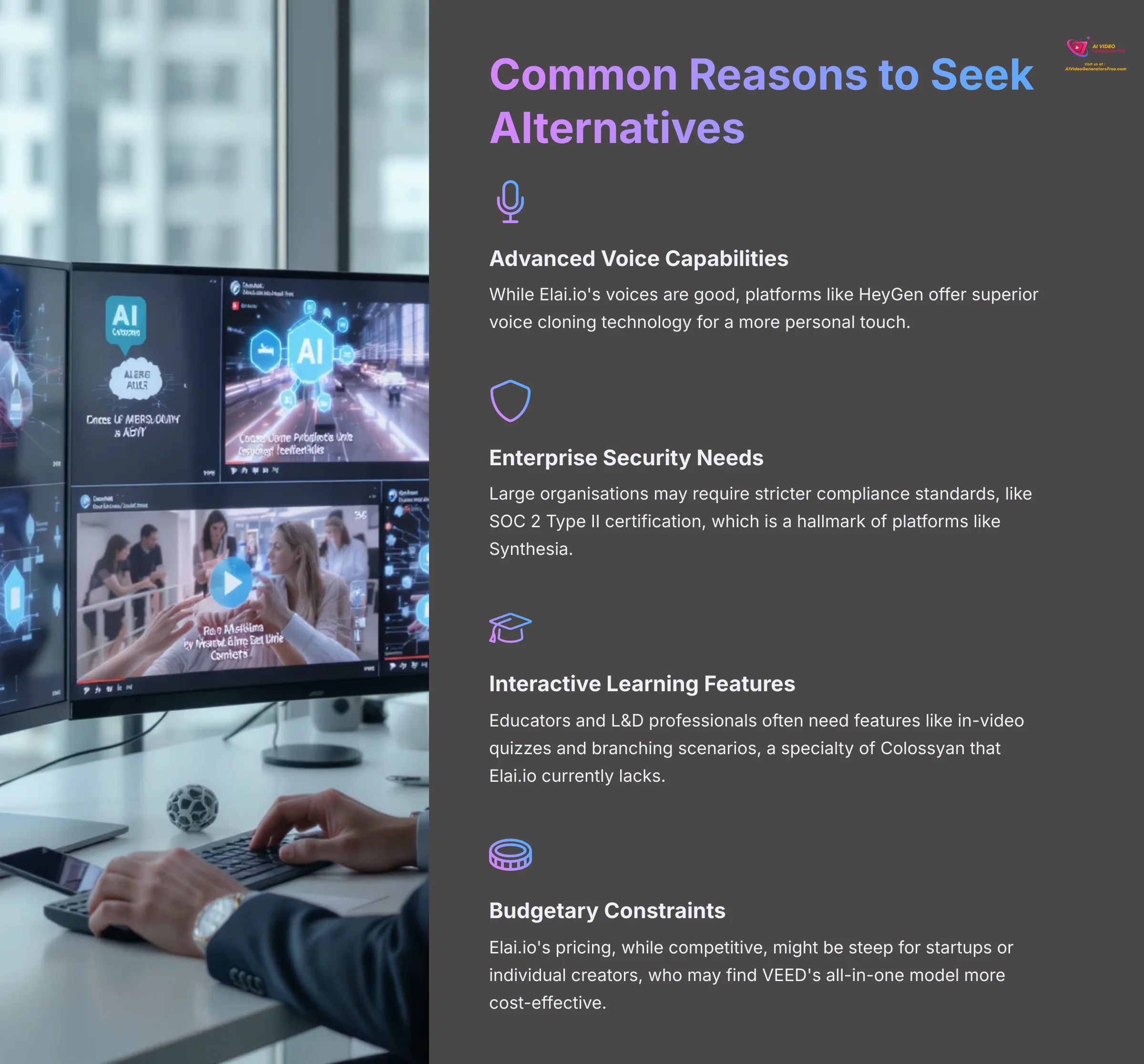 Common Reasons to Seek Alternatives