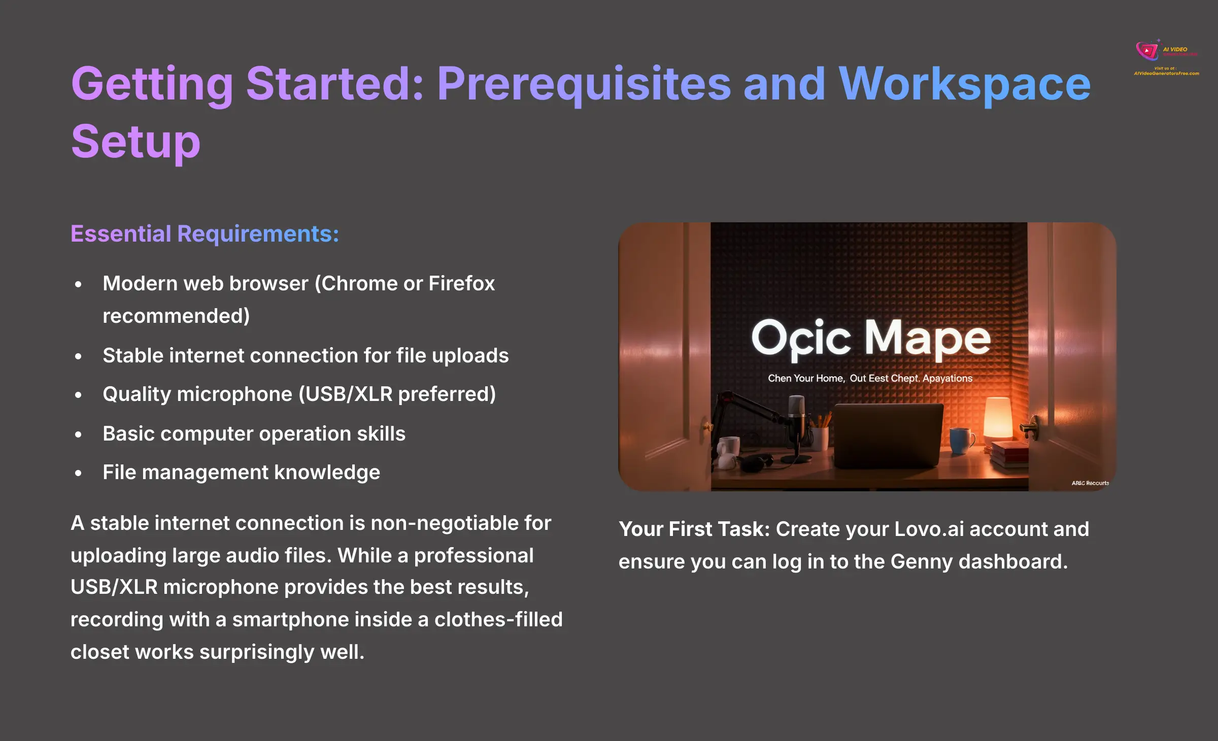 4_Getting-Started-Prerequisites-and-Workspace-Setup_AI-video-generators-free_aivideogeneratorsfree.com_