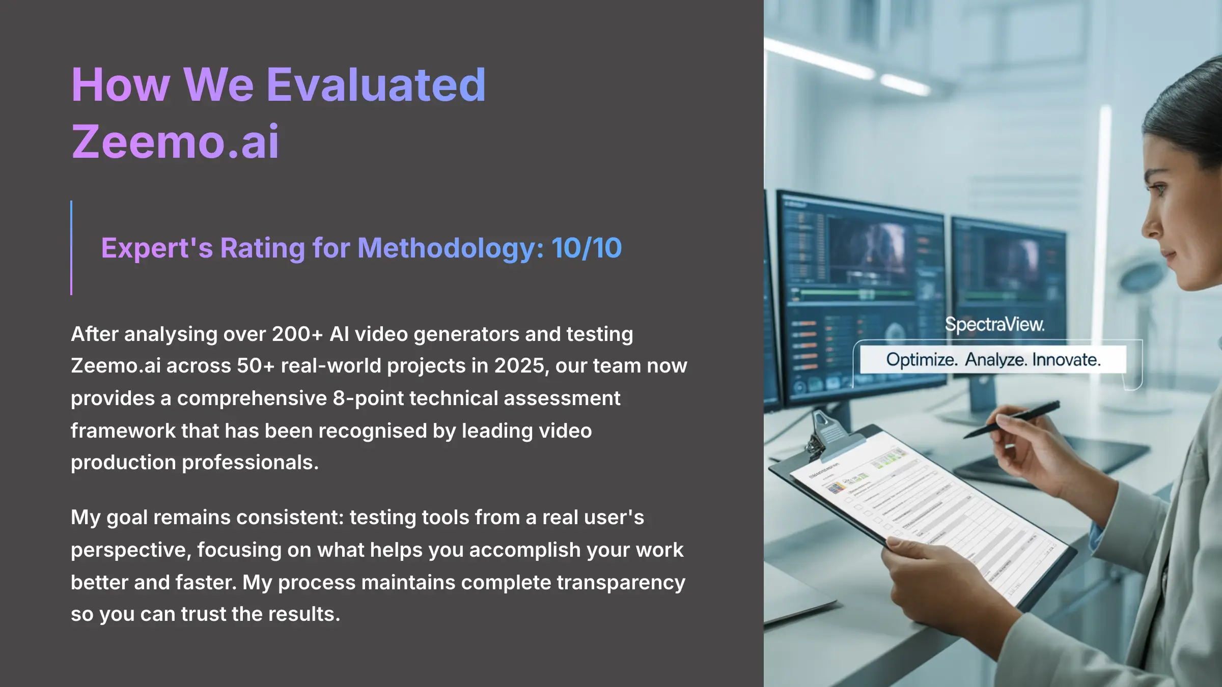 How We Evaluated Zeemo.ai