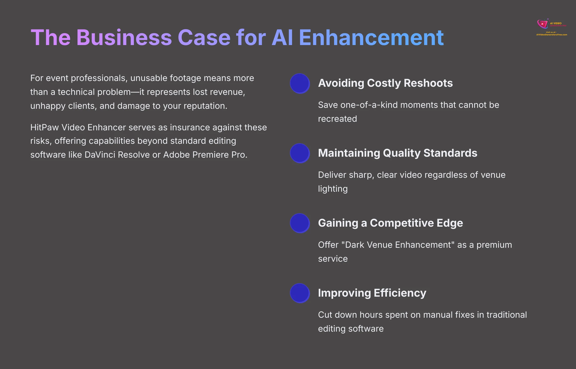 The Business Case for AI Enhancement