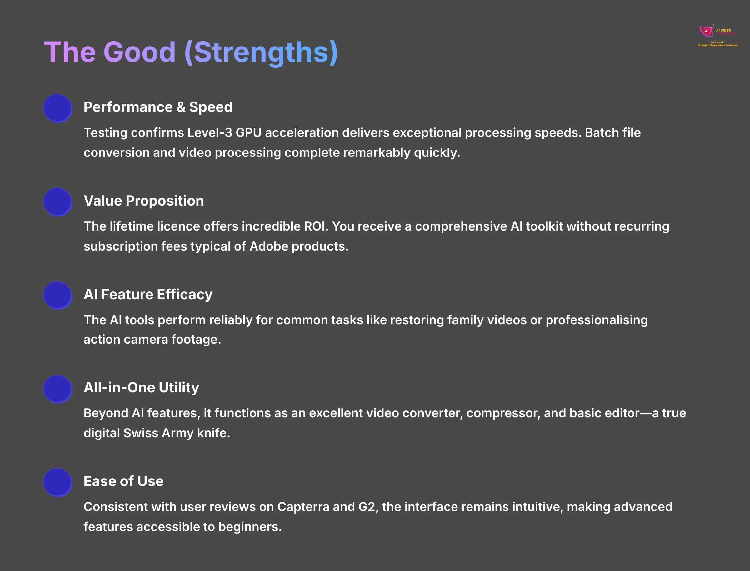 The Good Strengths