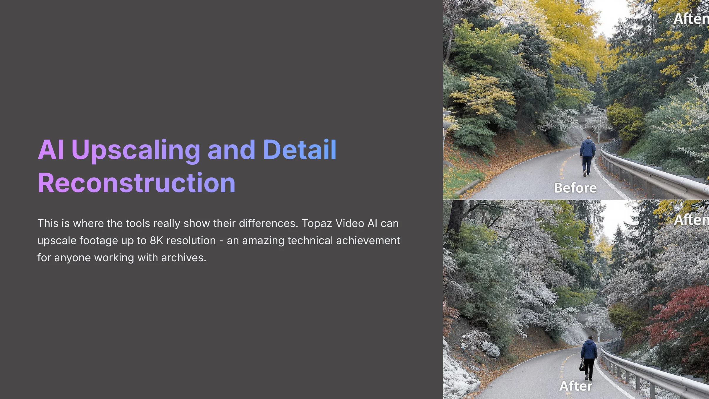 AI Upscaling and Detail Reconstruction