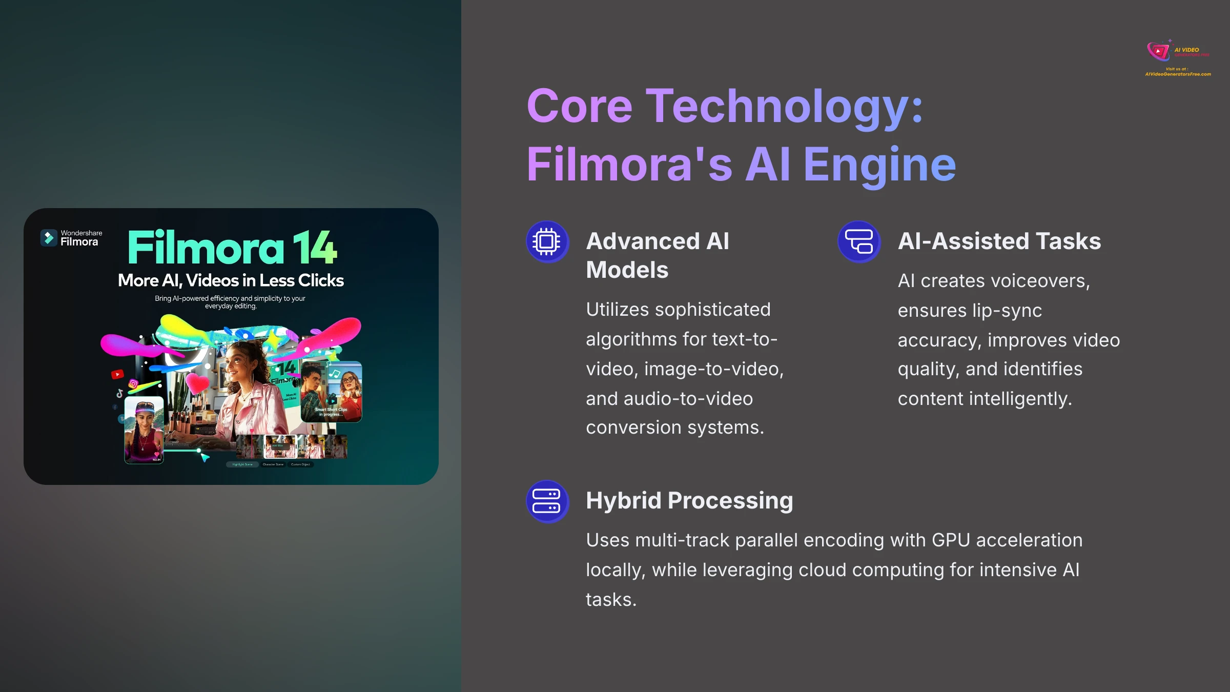Core Technology Filmora's AI Engine