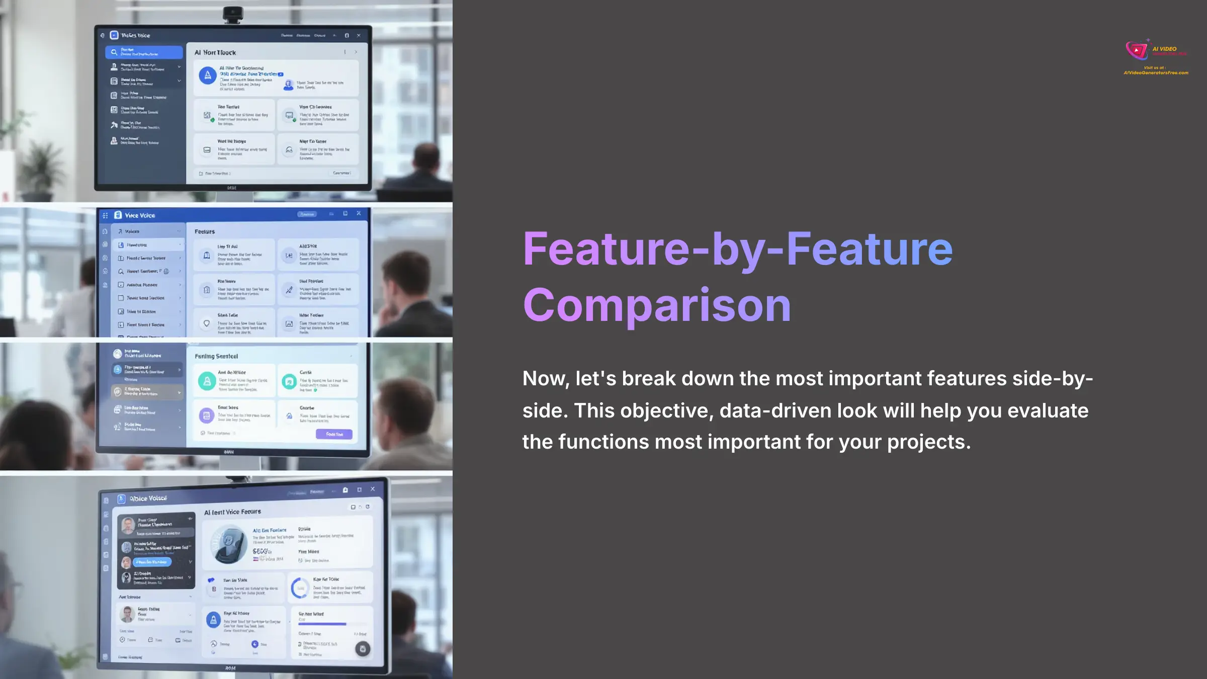 Feature by Feature Comparison - AI Voice Generator Tools Analysis
