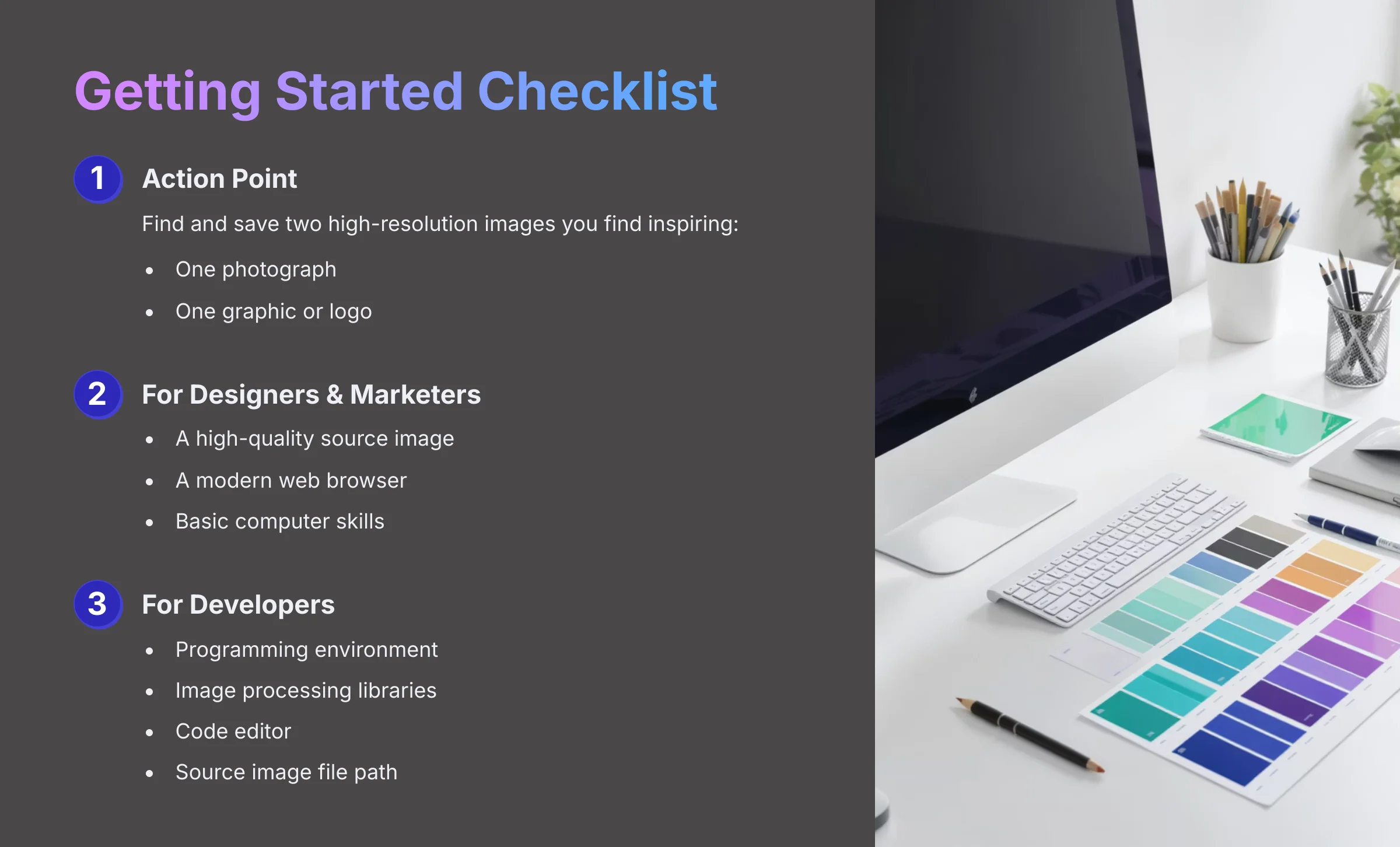 5_Getting-Started-Checklist_AI-video-generators-free_aivideogeneratorsfree.com_