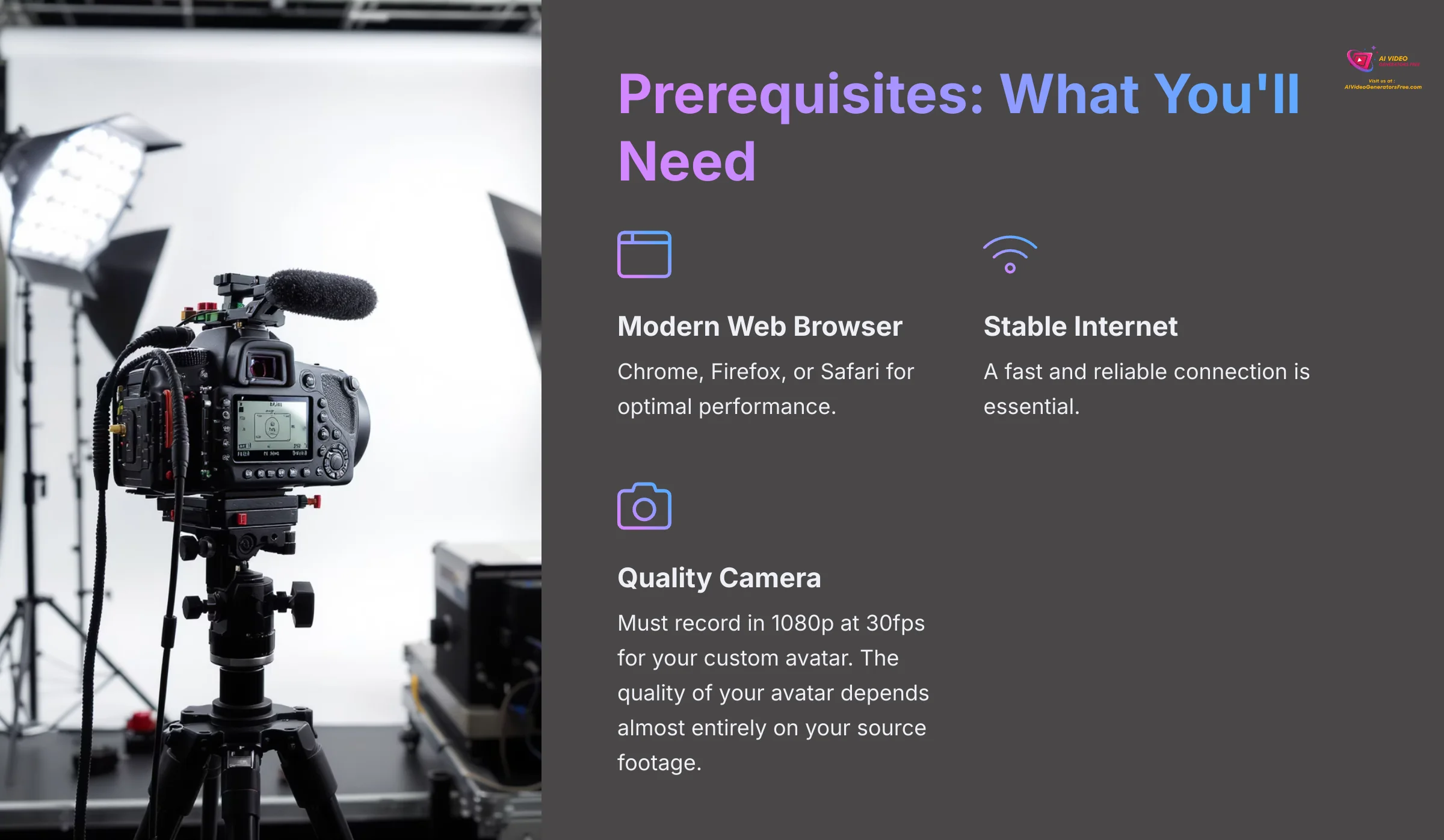 5_Prerequisites-What-Youll-Need_AI-video-generators-free_aivideogeneratorsfree.com_