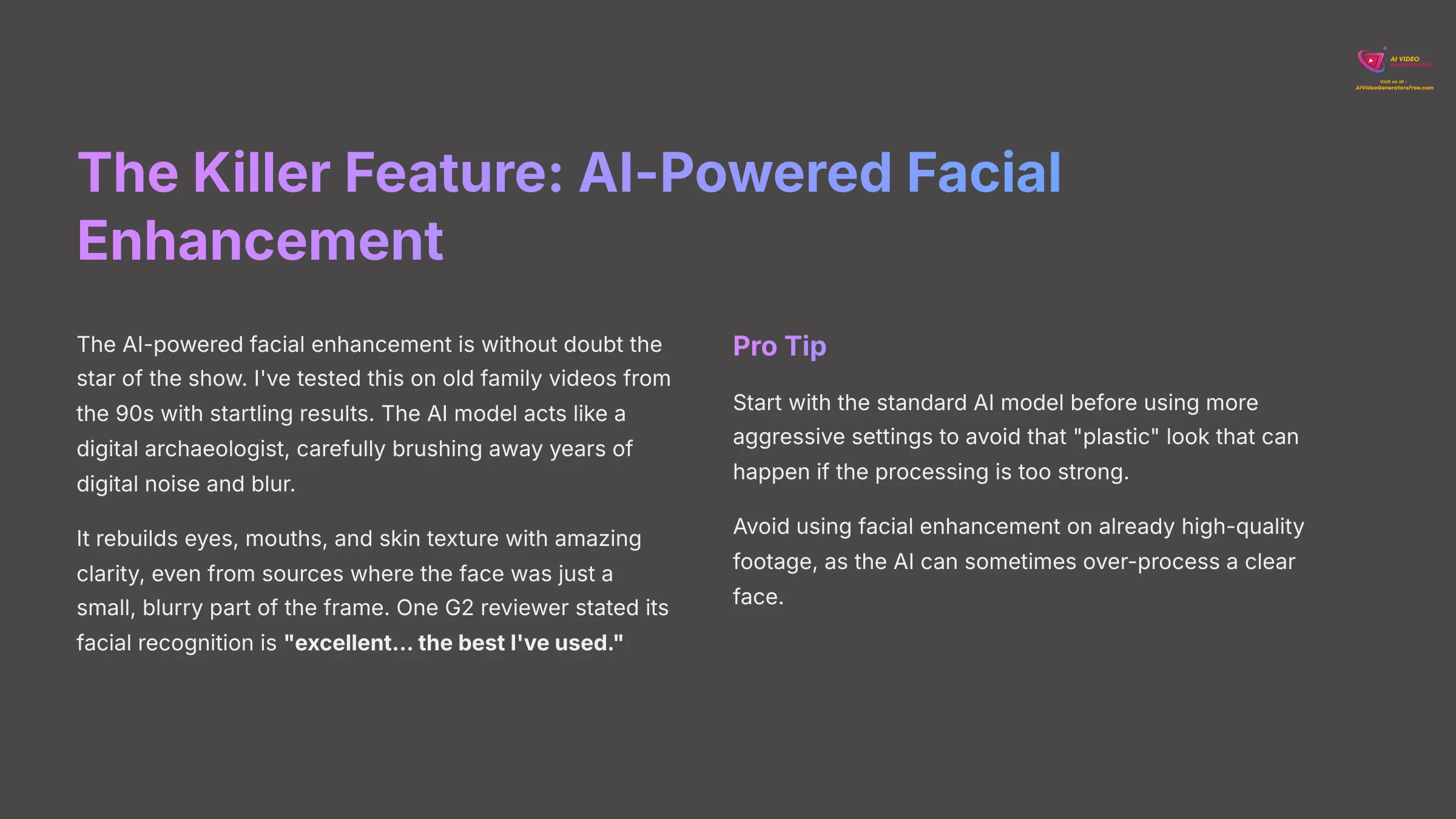 The Killer Feature AI-Powered Facial Enhancement
