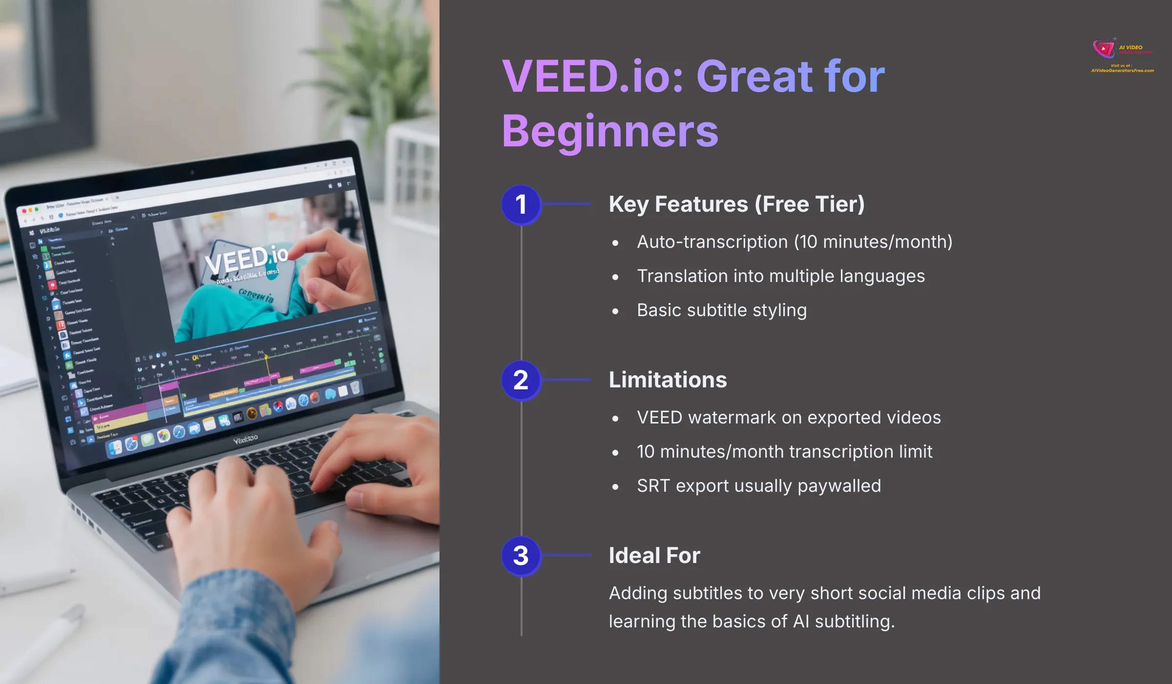 VEEDio Great for Beginners