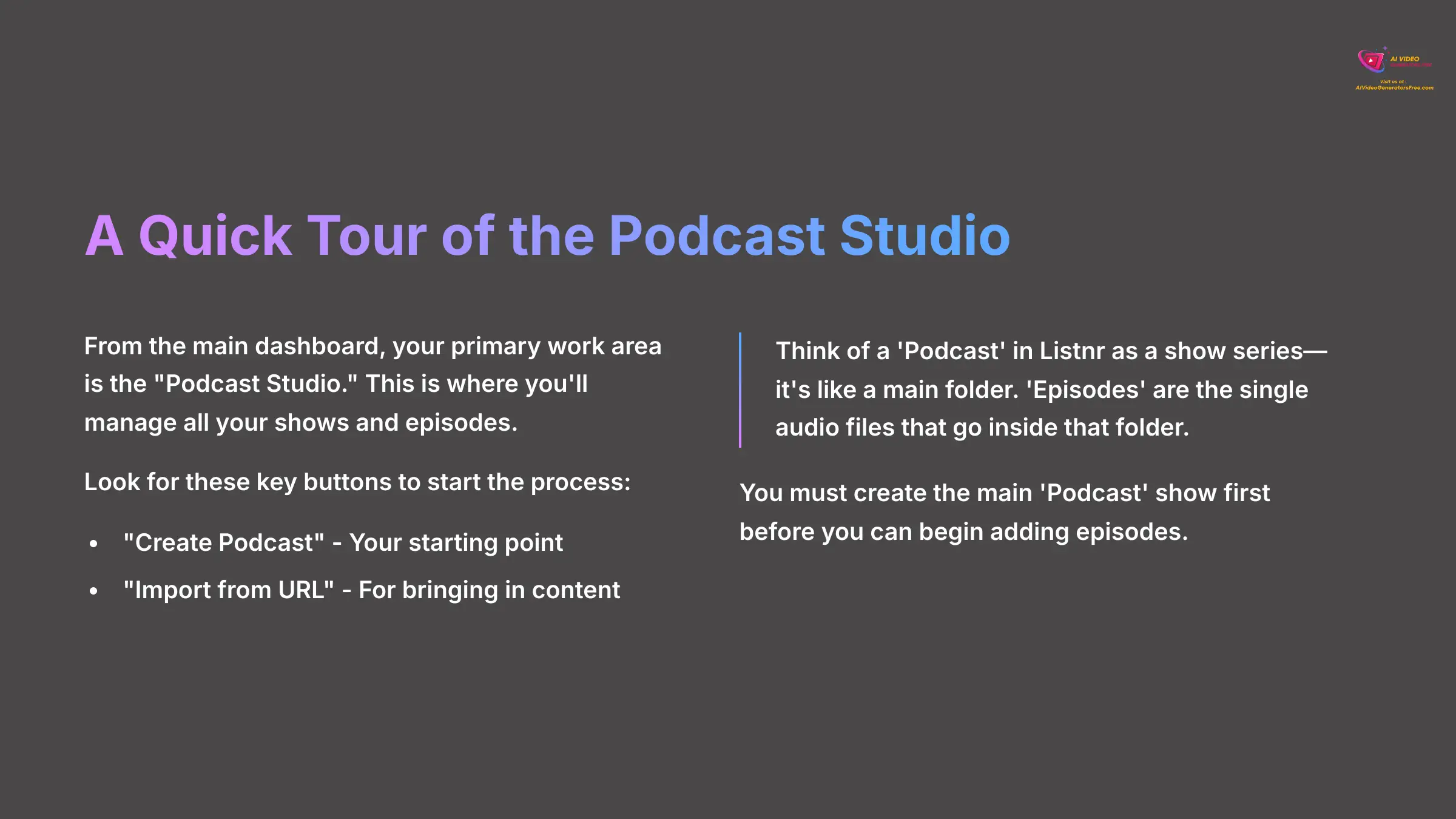 6_A-Quick-Tour-of-the-Podcast-Studio_AI-video-generators-free_aivideogeneratorsfree.com_