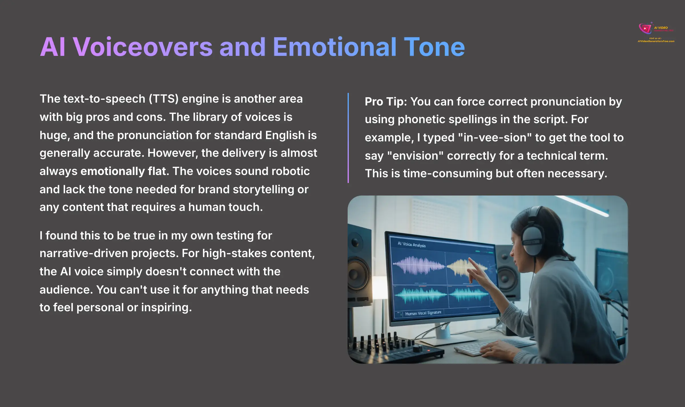 AI Voiceovers and Emotional Tone Analysis