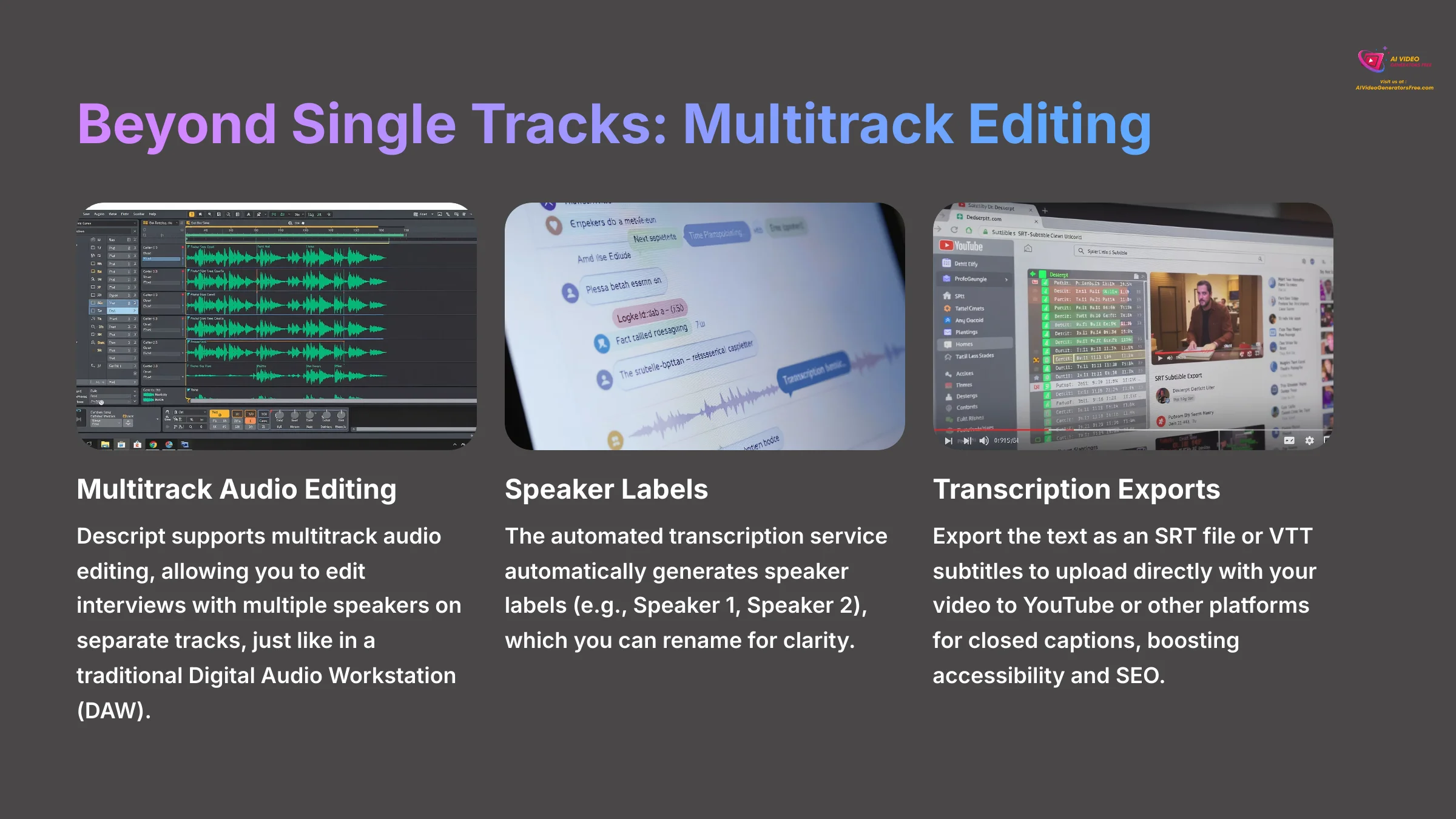 Beyond Single Tracks Multitrack Editing