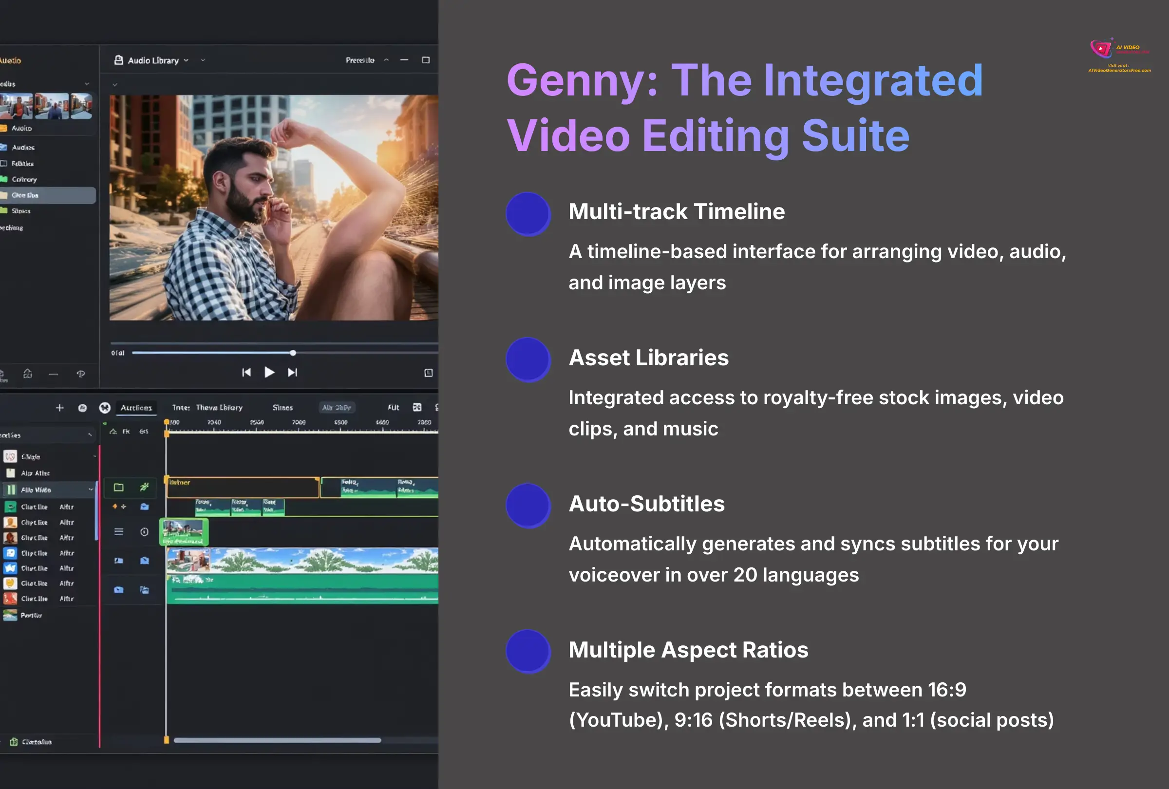 6_Genny-The-Integrated-Video-Editing-Suite_AI-video-generators-free_aivideogeneratorsfree.com_