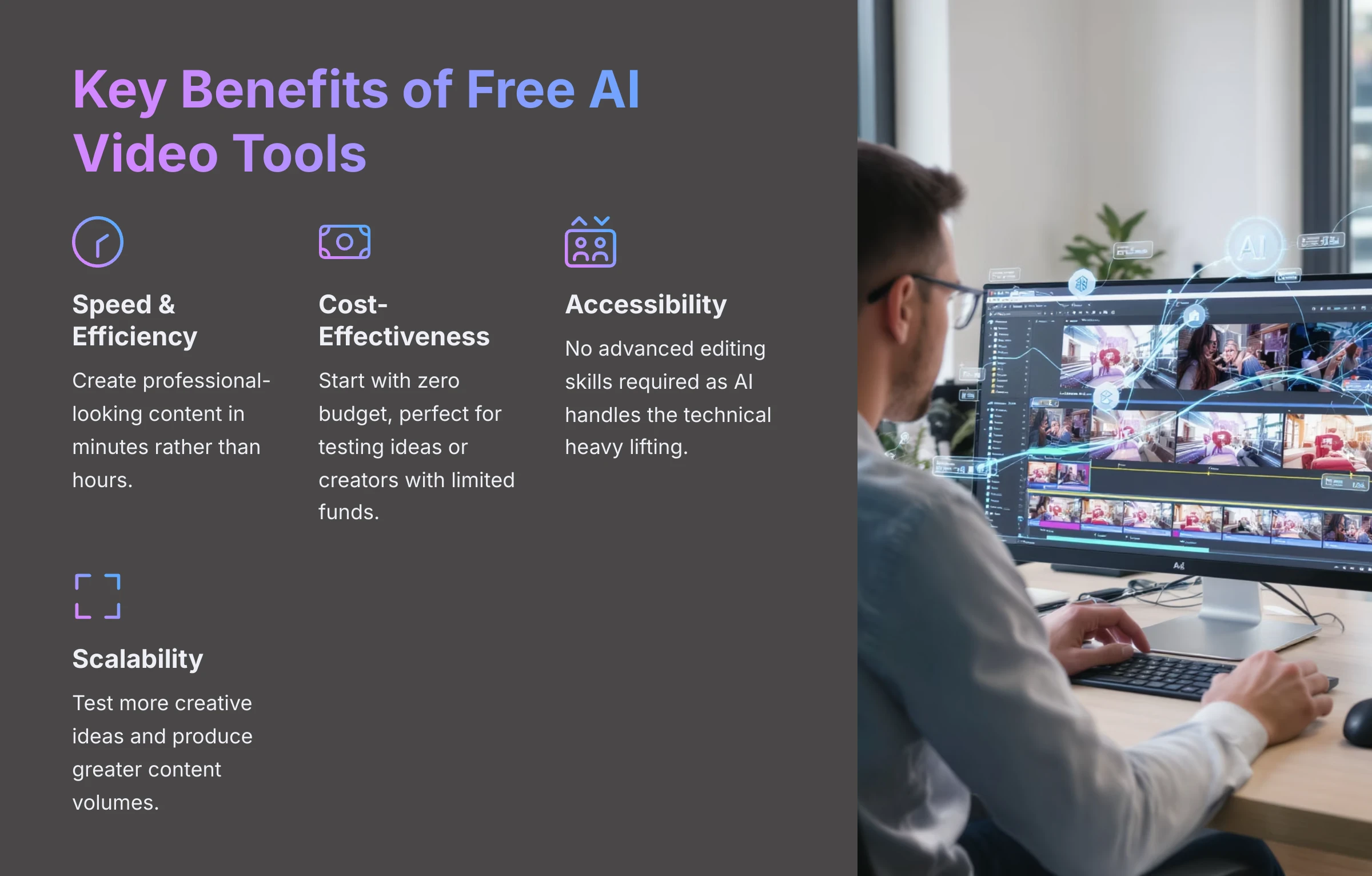 Key Benefits of Free AI Video Tools