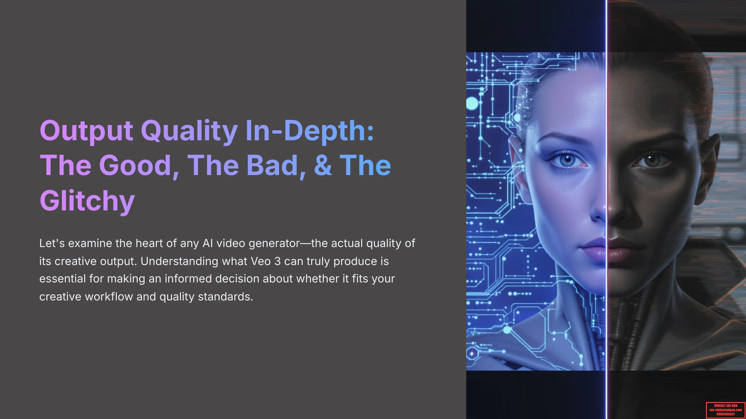 Output Quality In-Depth The Good The Bad and The Glitchy