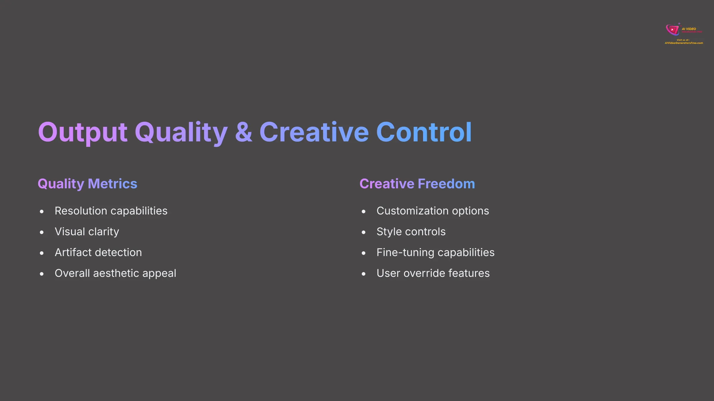 6_Output-Quality-and-Creative-Control_AI-video-generators-free_aivideogeneratorsfree.com_