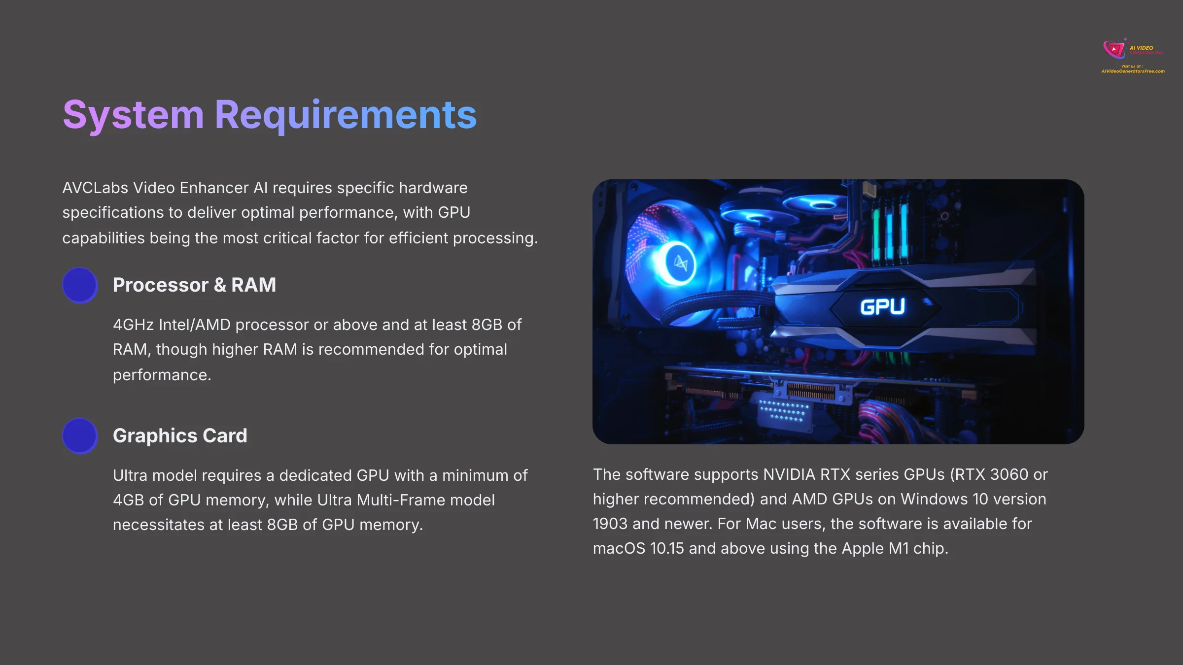 System Requirements for AVCLabs