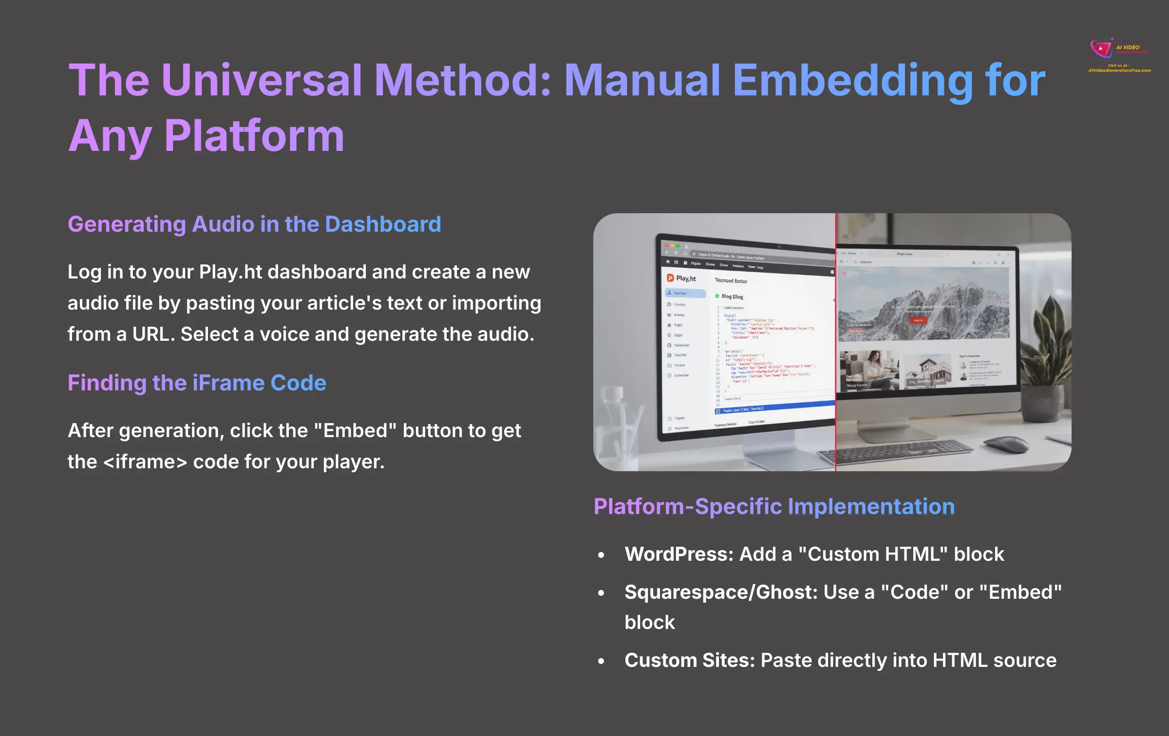 6_The-Universal-Method-Manual-Embedding-for-Any-Platform_AI-video-generators-free_aivideogeneratorsfree.com_