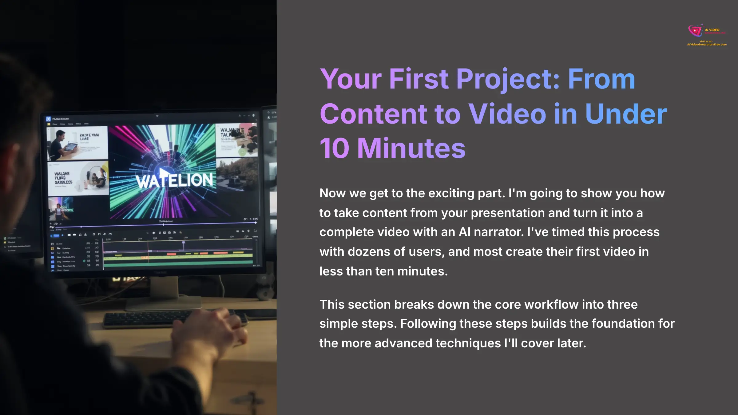 6_Your-First-Project-From-Content-to-Video-in-Under-10-Minutes_AI-video-generators-free_aivideogeneratorsfree.com_