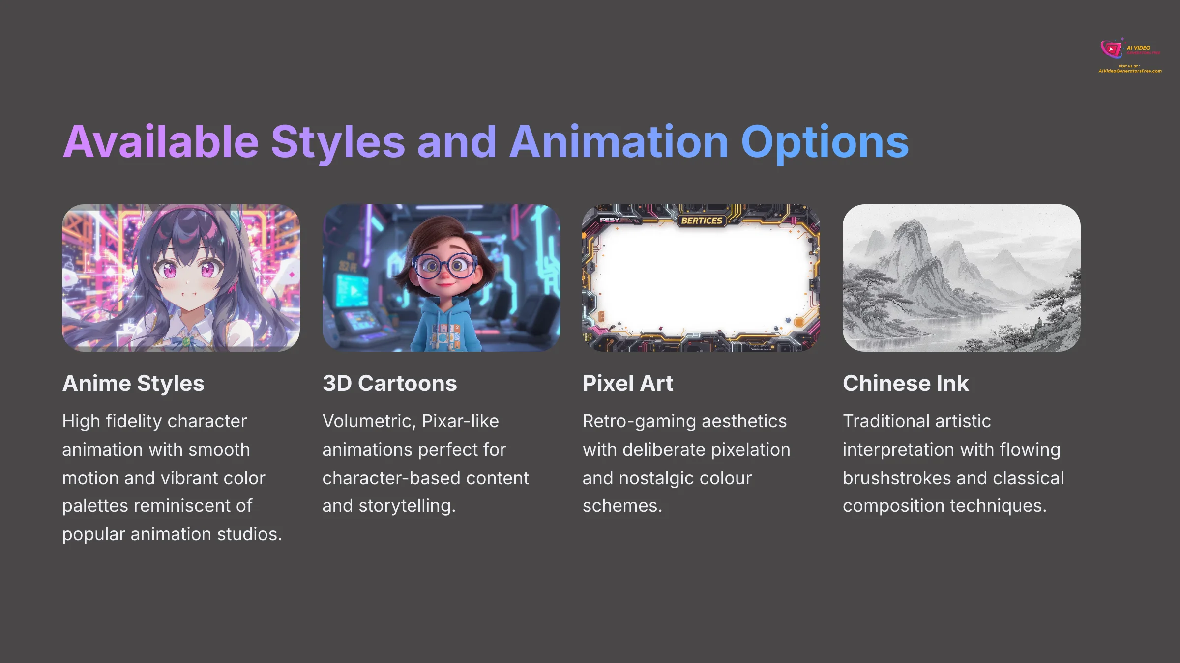 7_Available-Styles-and-Animation-Options_AI-video-generators-free_aivideogeneratorsfree.com_