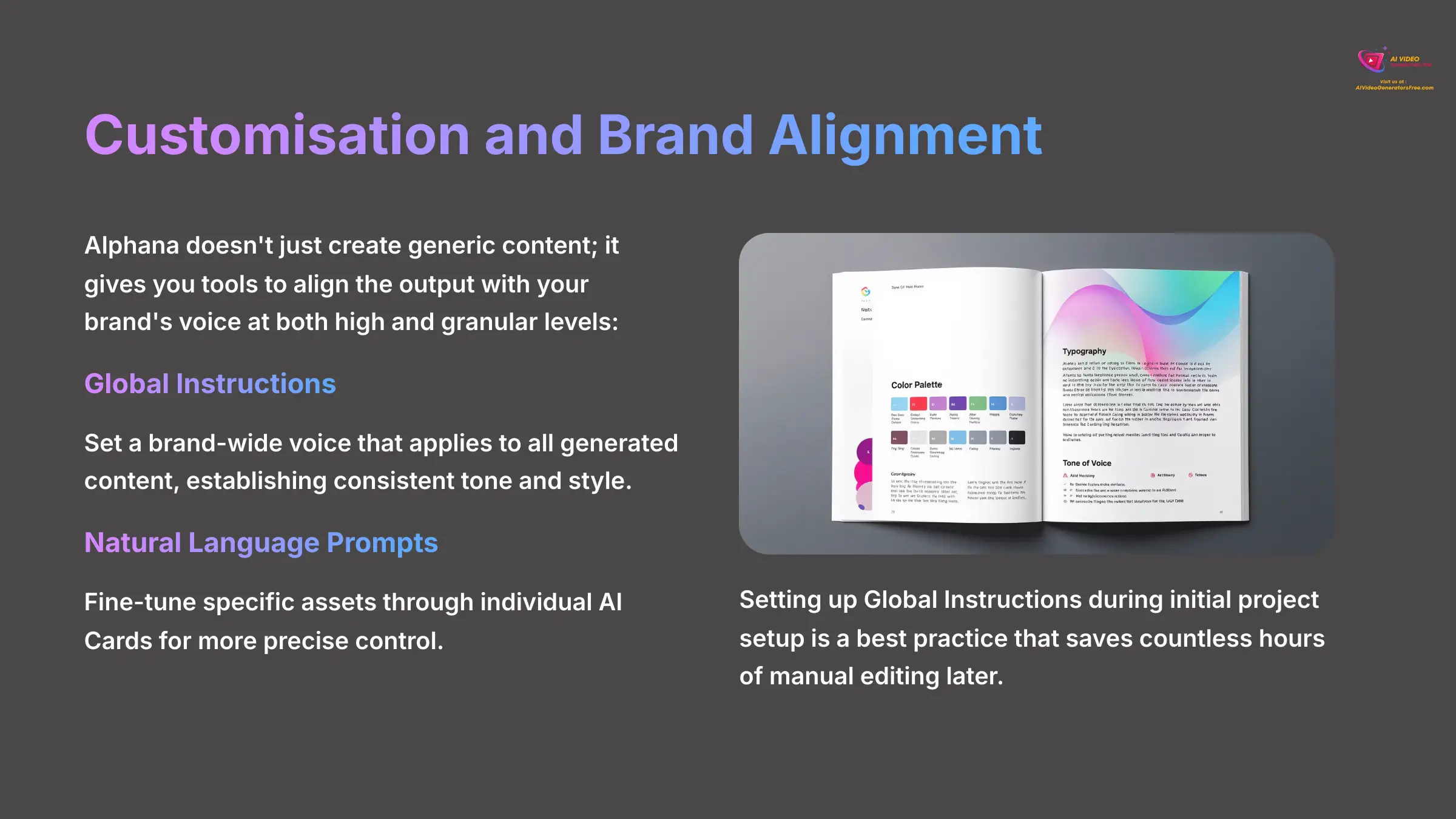 Customisation and Brand Alignment
