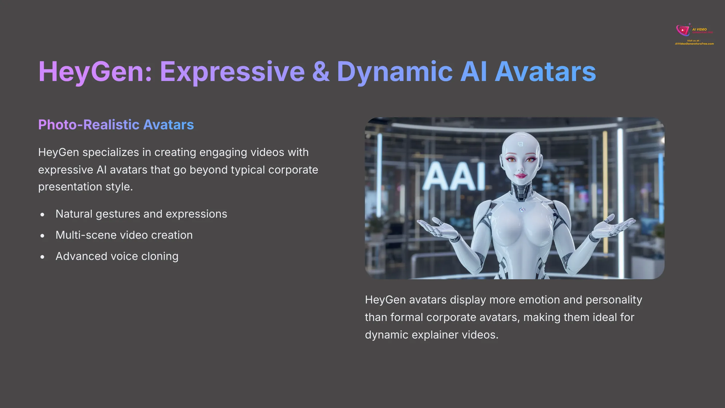 HeyGen - Expressive and Dynamic AI Avatars