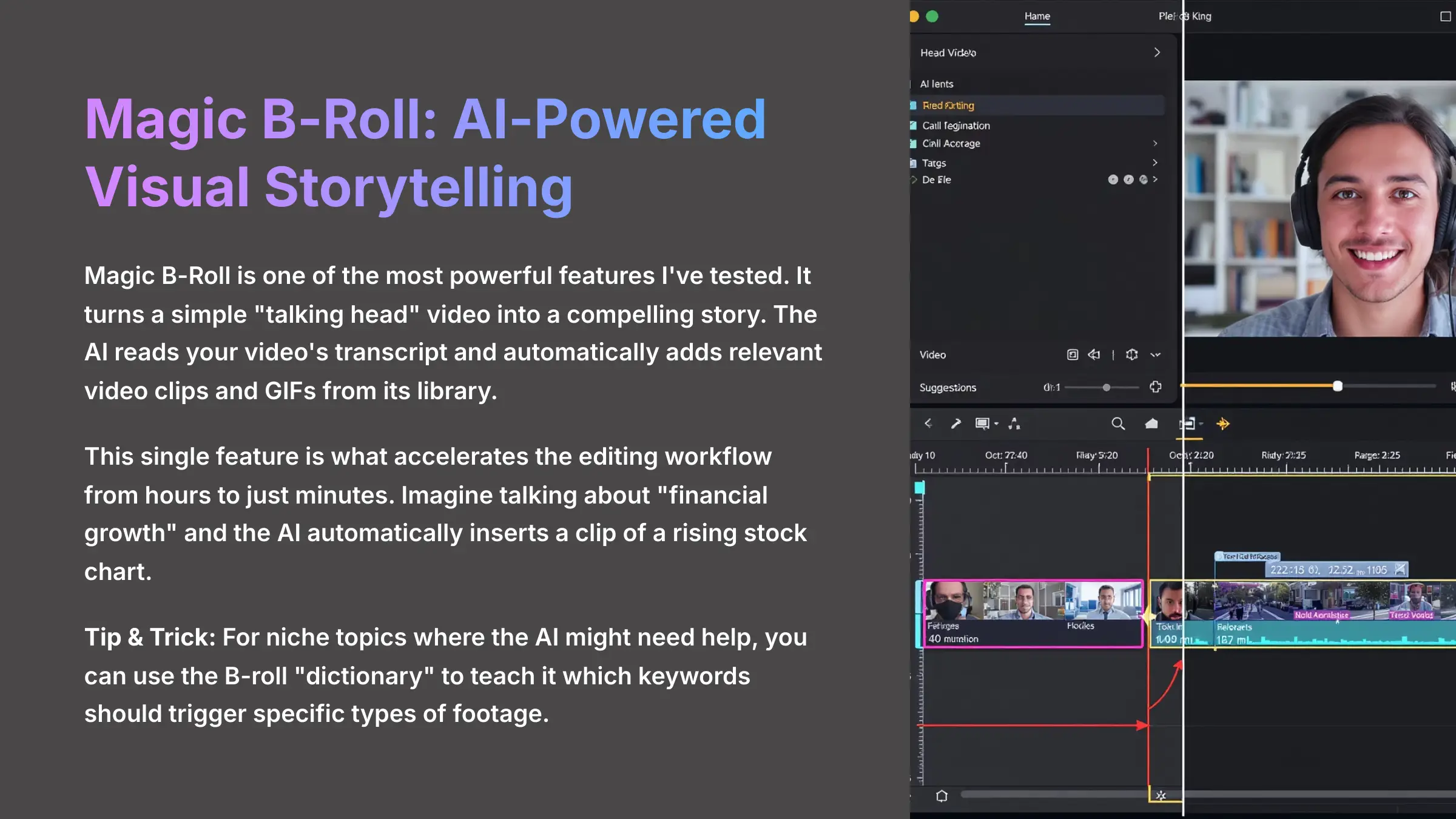 Magic B-Roll AI-Powered Visual Storytelling