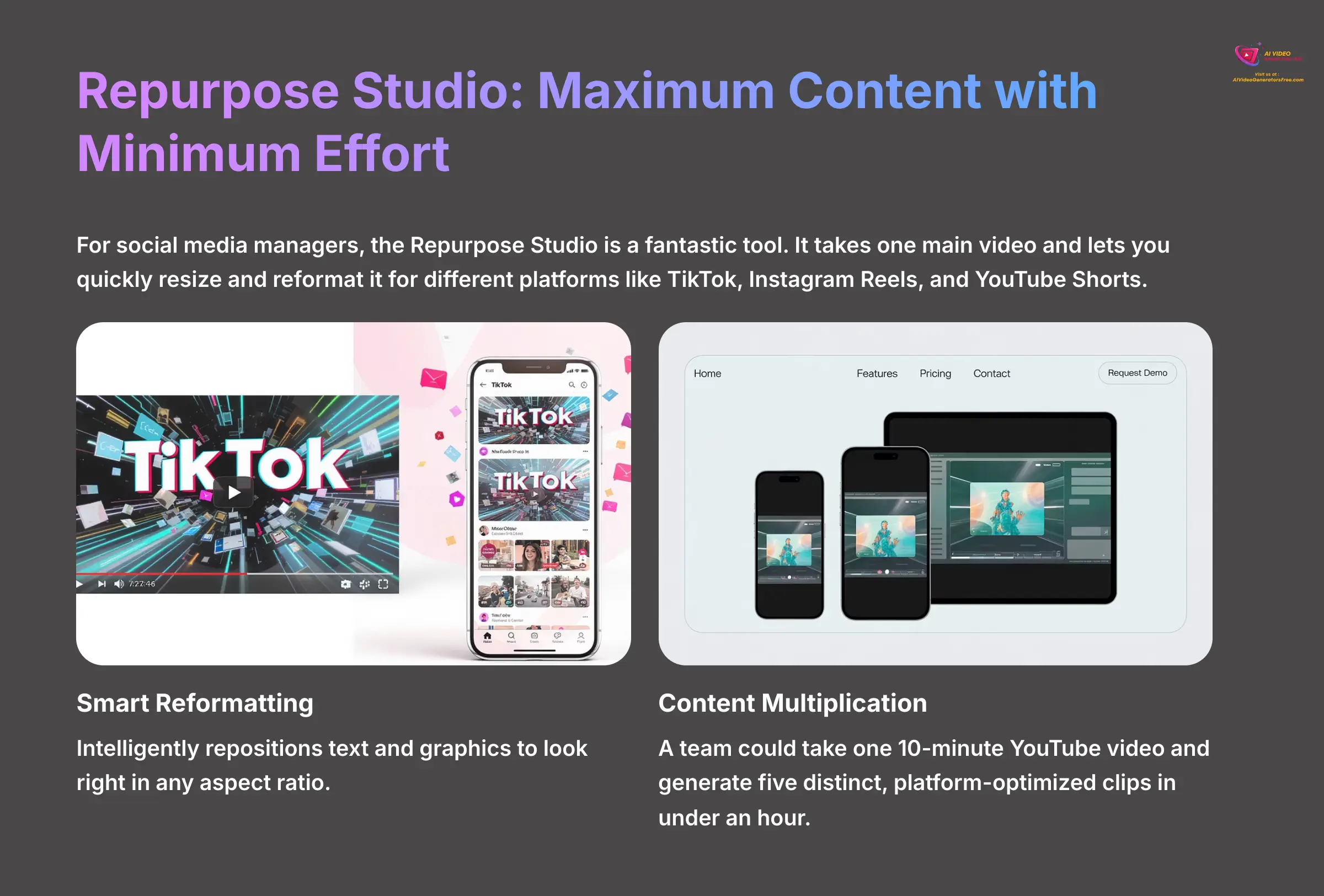 Repurpose Studio: Maximum Content with Minimum Effort