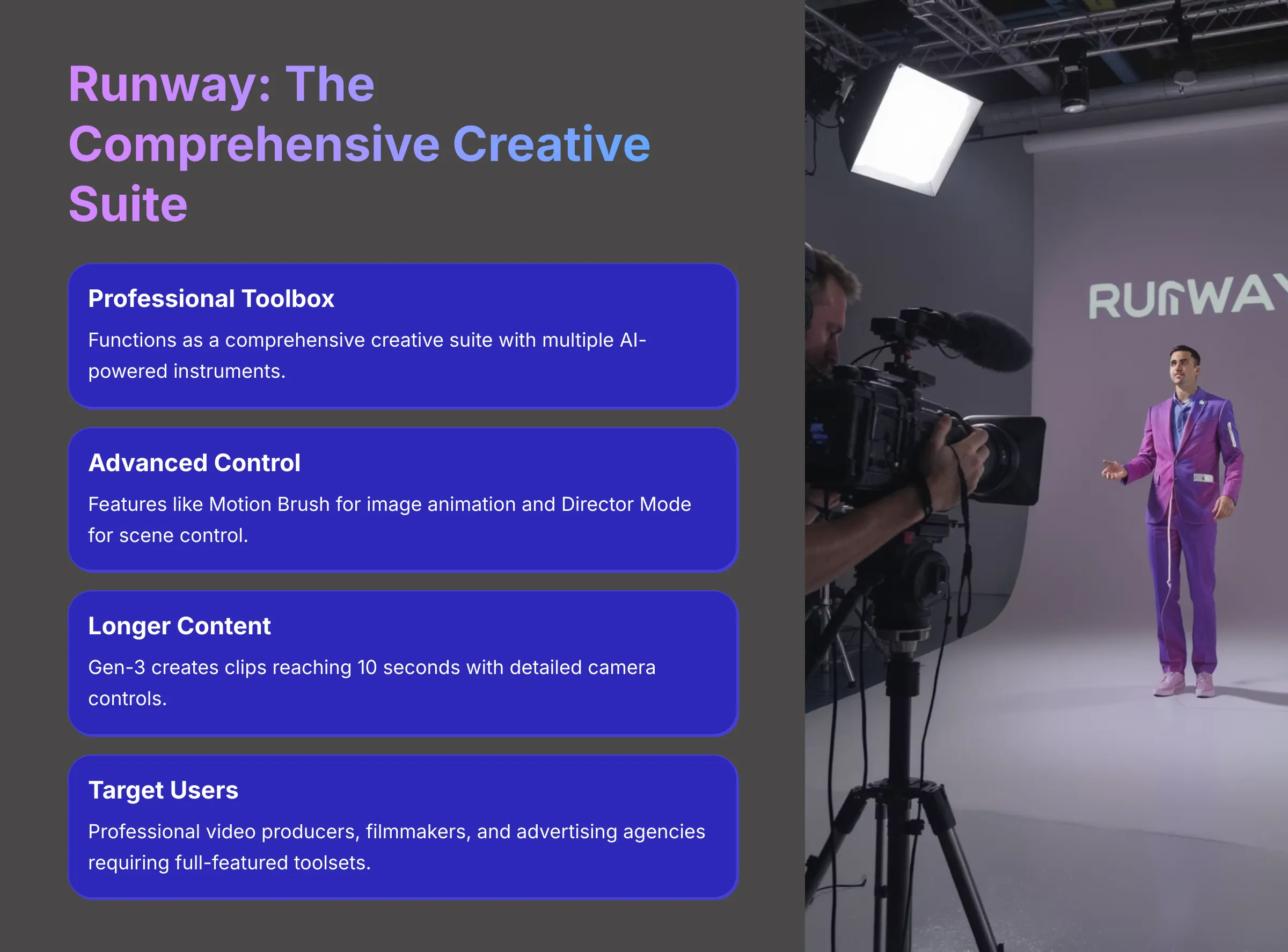 Runway AI Video Generator Interface