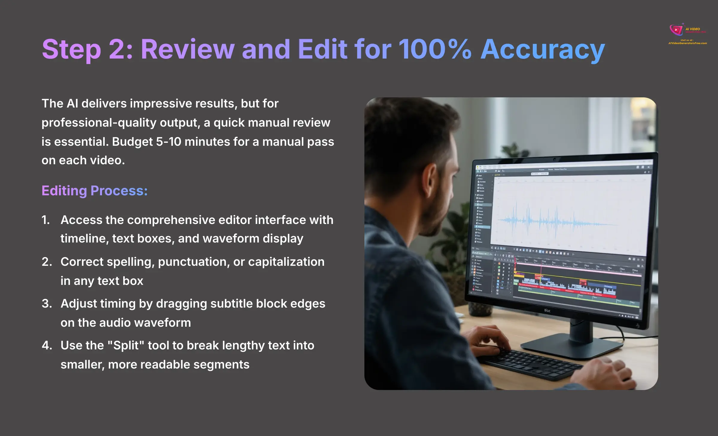 7_Step-2-Review-and-Edit-for-100percent-Accuracy_AI-video-generators-free_aivideogeneratorsfree.com_