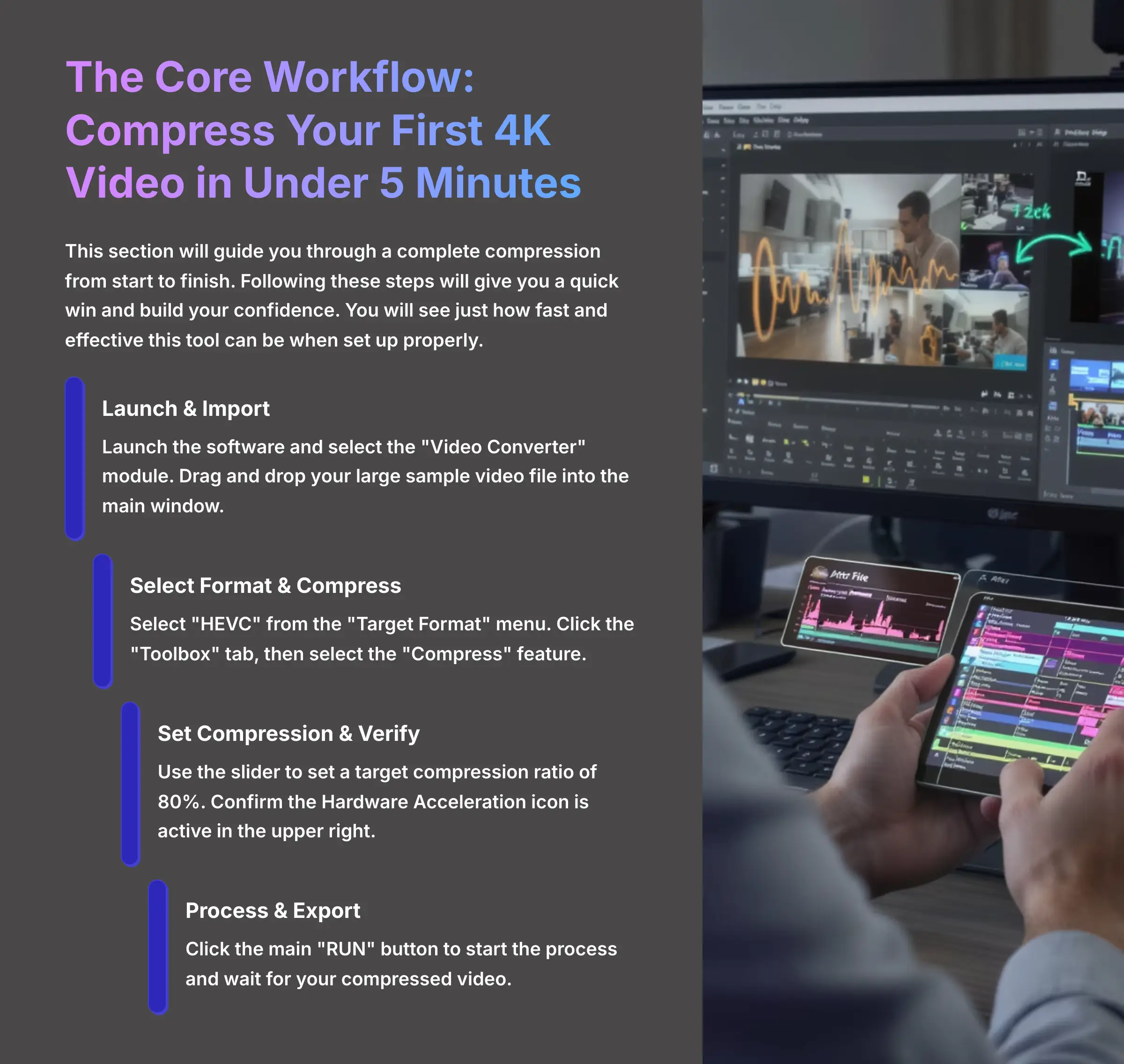 7_The-Core-Workflow-Compress-Your-First-4K-Video-in-Under-5-Minutes_AI-video-generators-free_aivideogeneratorsfree.com_