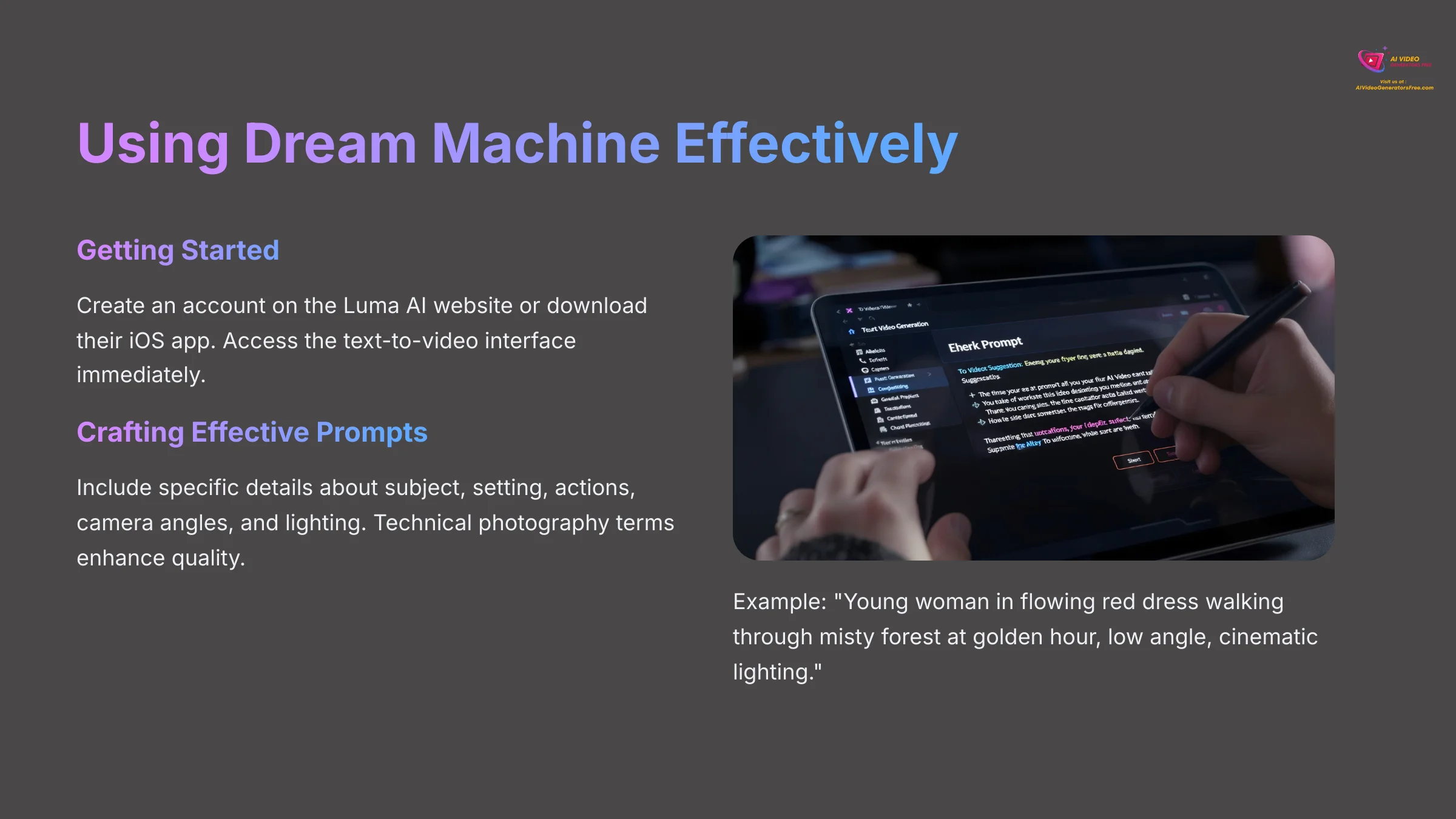 7_Using-Dream-Machine-Effectively_AI-video-generators-free_aivideogeneratorsfree.com_