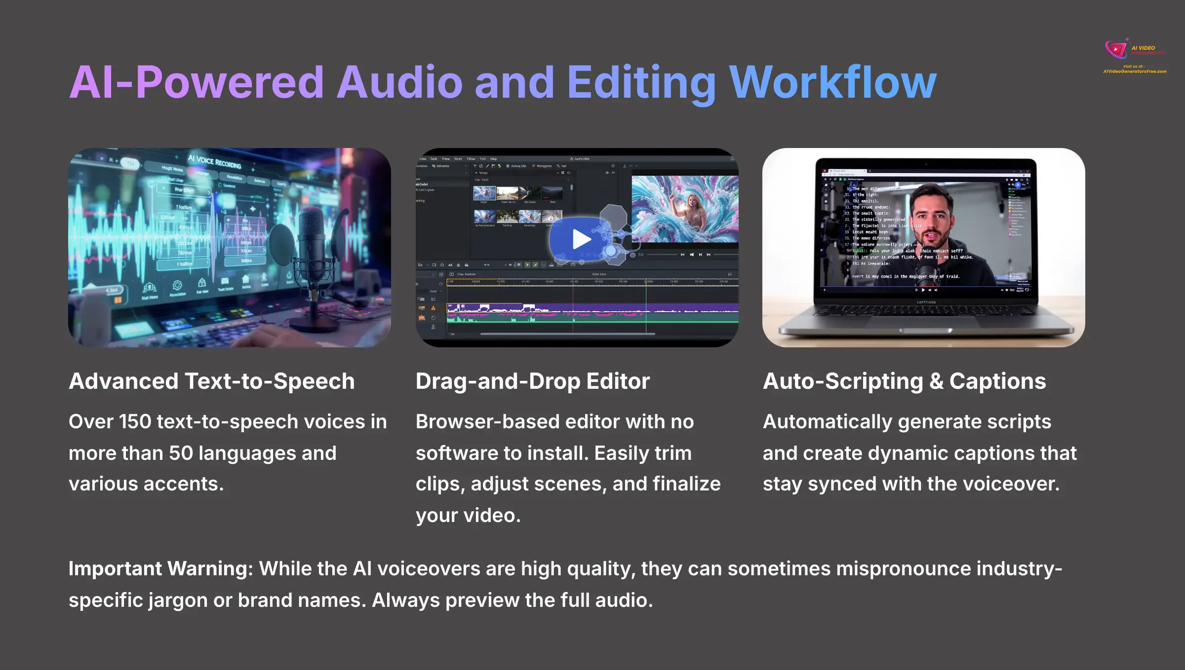 AI-Powered Audio and Editing Workflow
