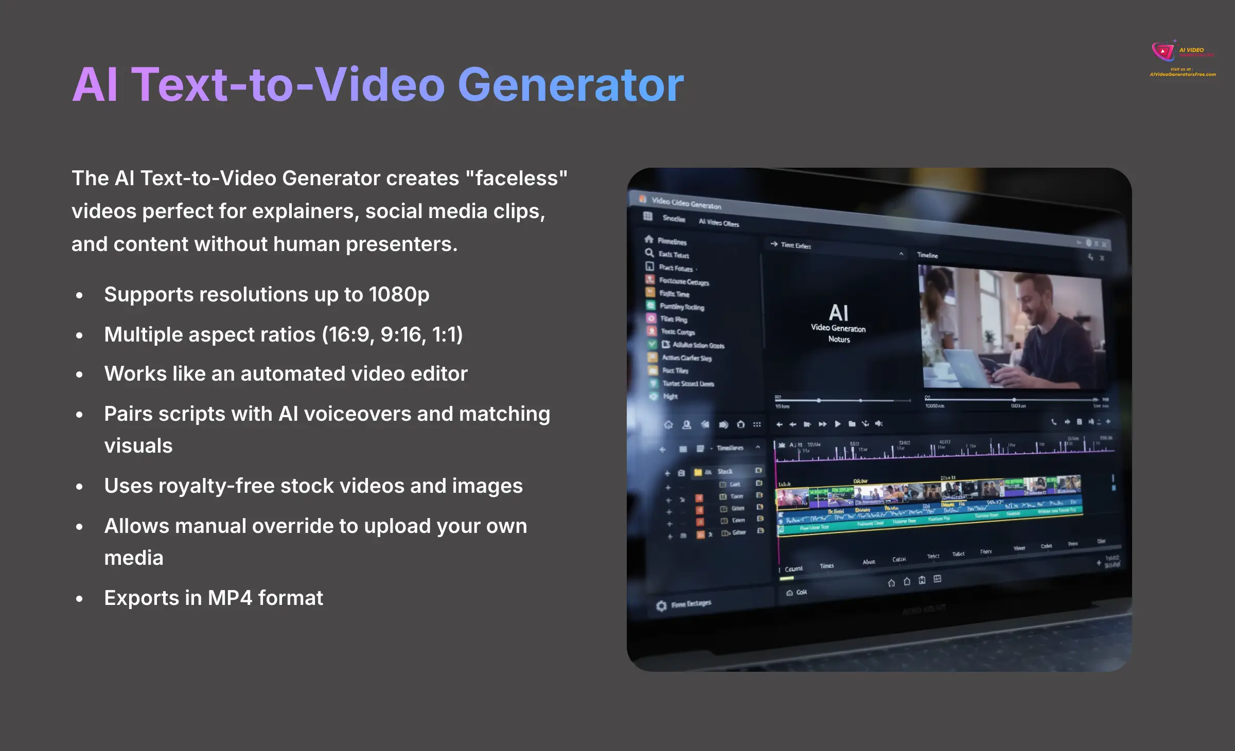 8_AI-Text-to-Video-Generator_AI-video-generators-free_aivideogeneratorsfree.com_