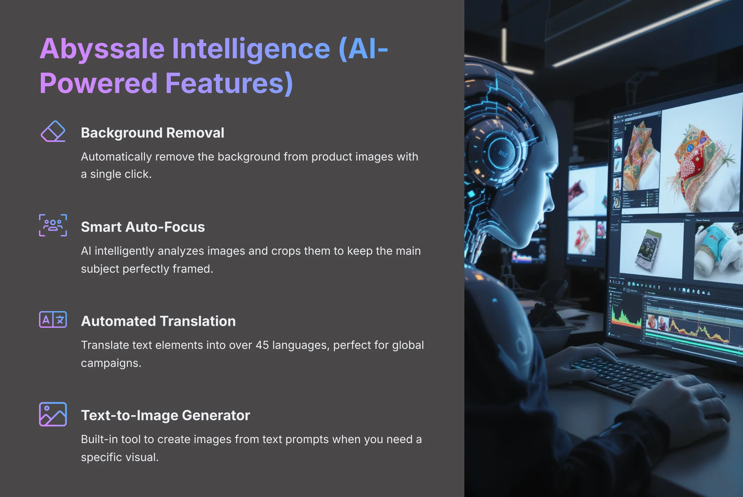 Abyssale Intelligence AI-Powered Features