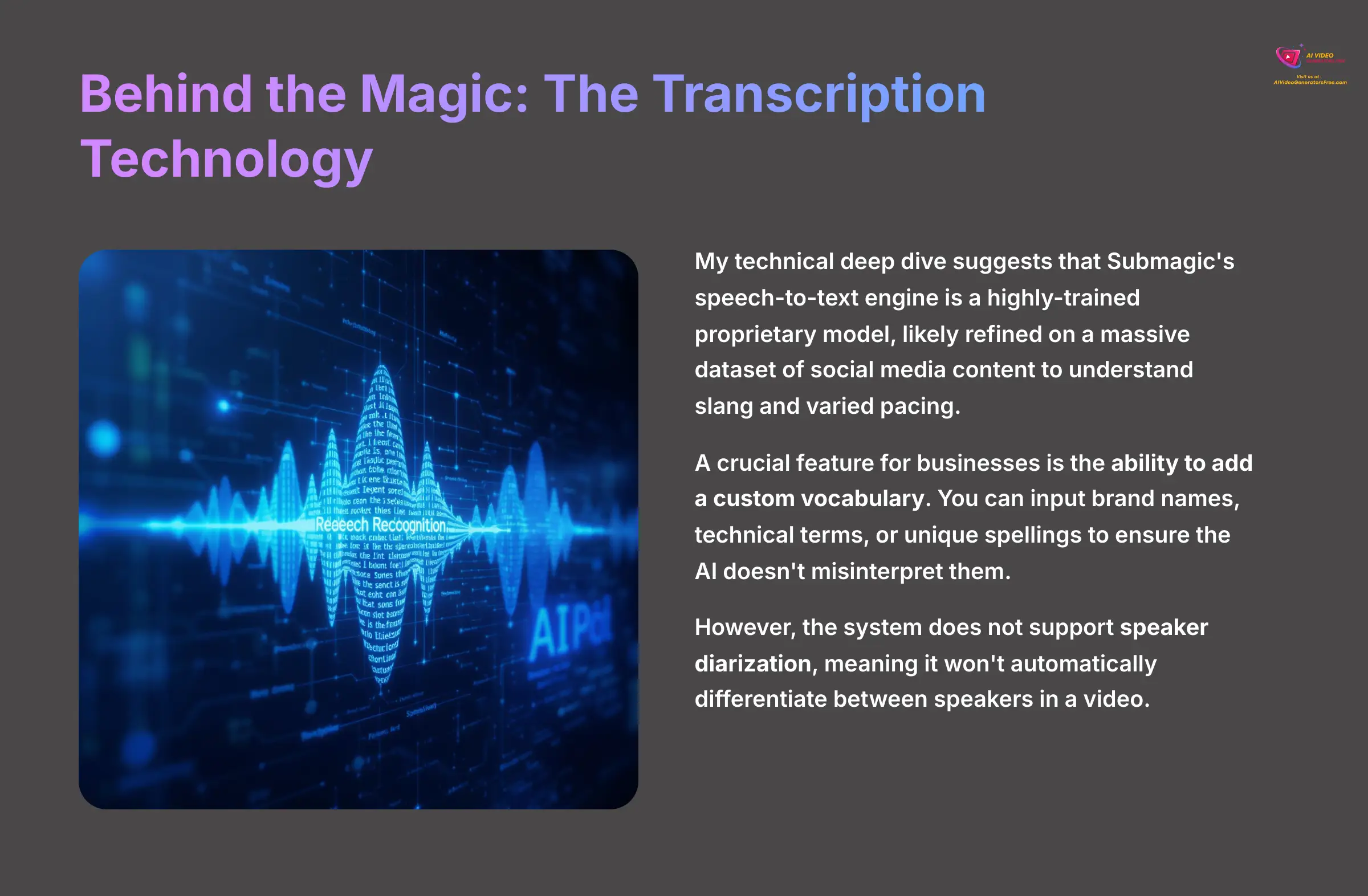Behind the Magic The Transcription Technology