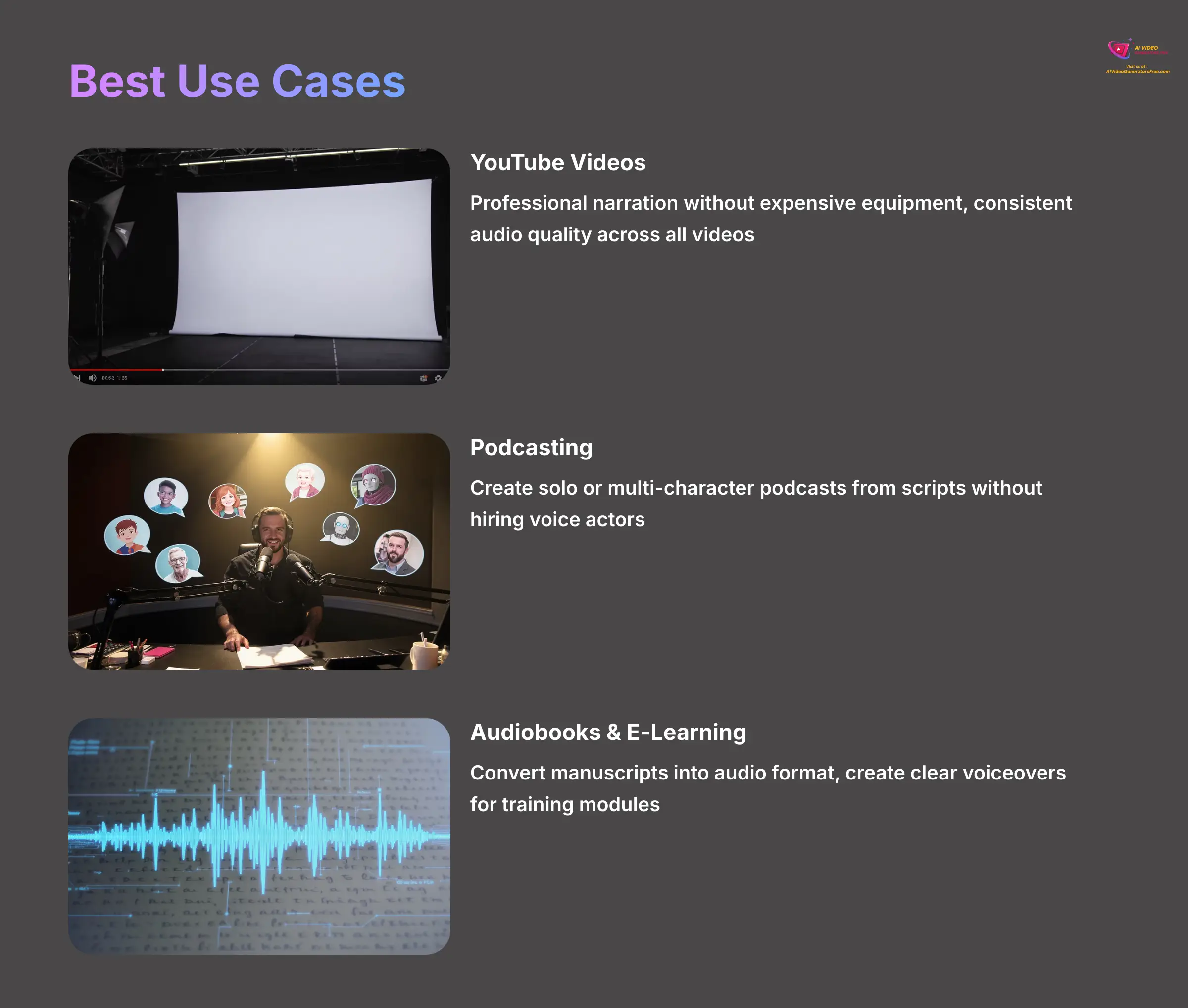 8_Best-Use-Cases_AI-video-generators-free_aivideogeneratorsfree.com_