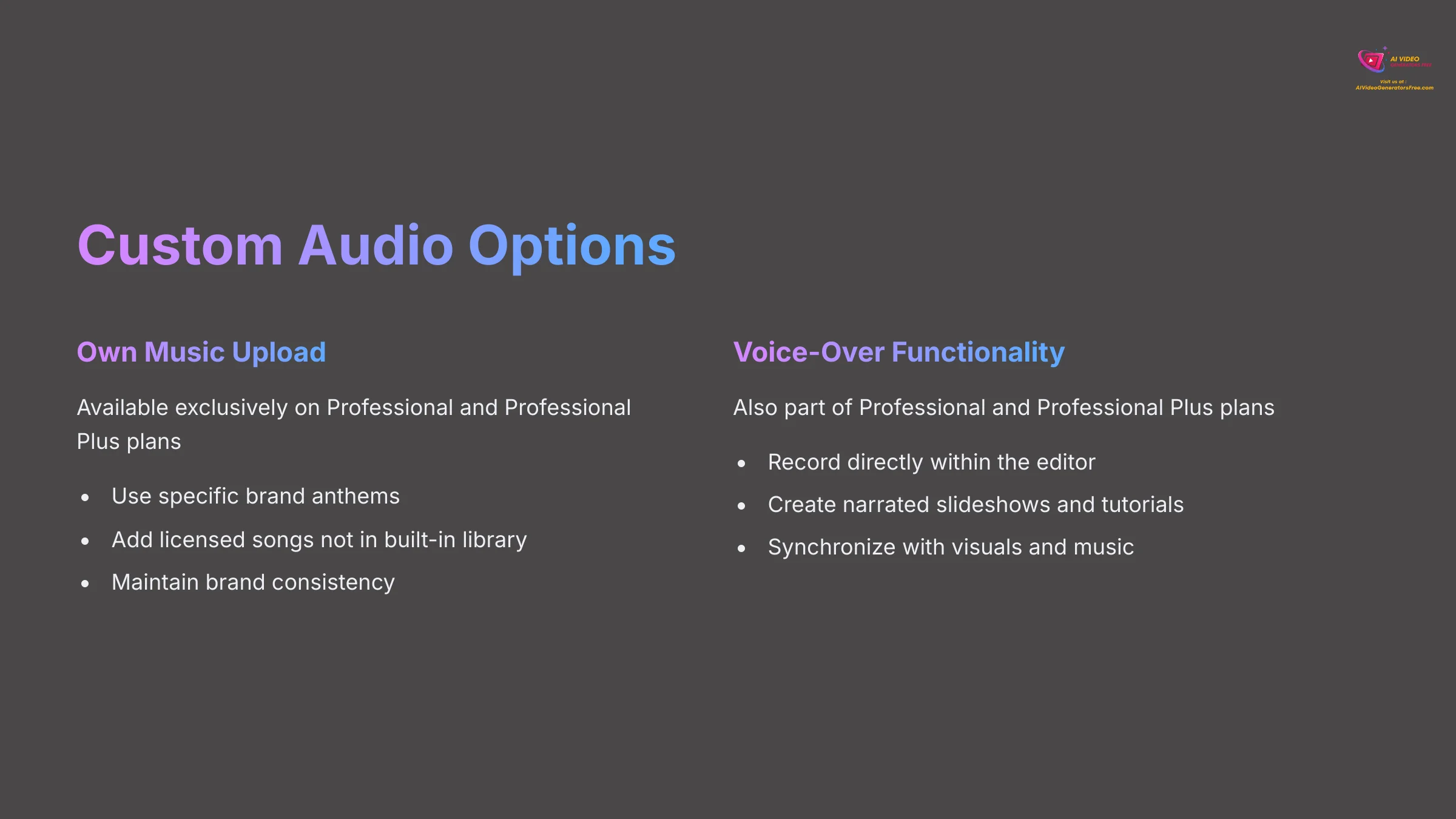 8_Custom-Audio-Options_AI-video-generators-free_aivideogeneratorsfree.com_