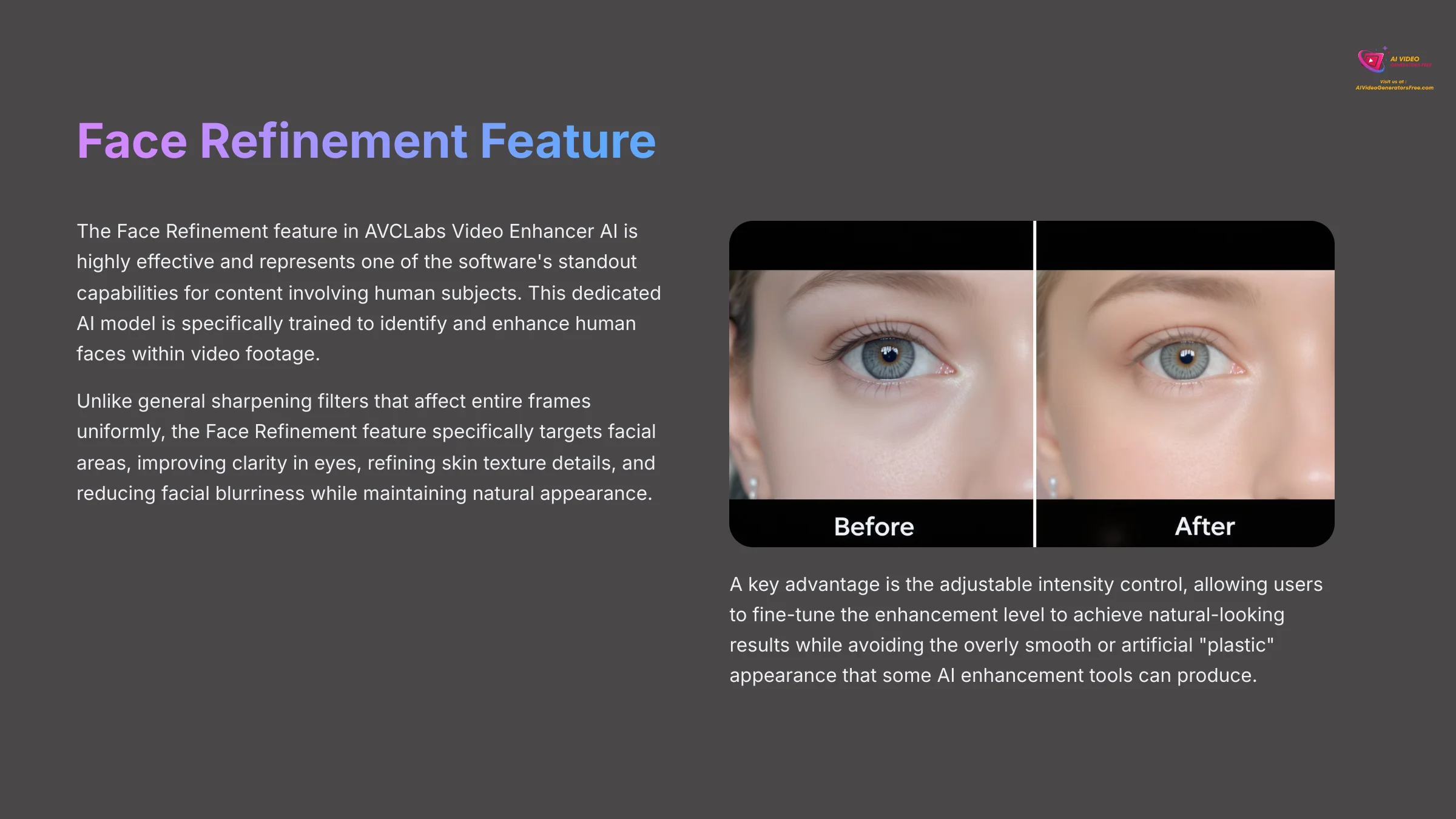 Face Refinement Feature in AVCLabs