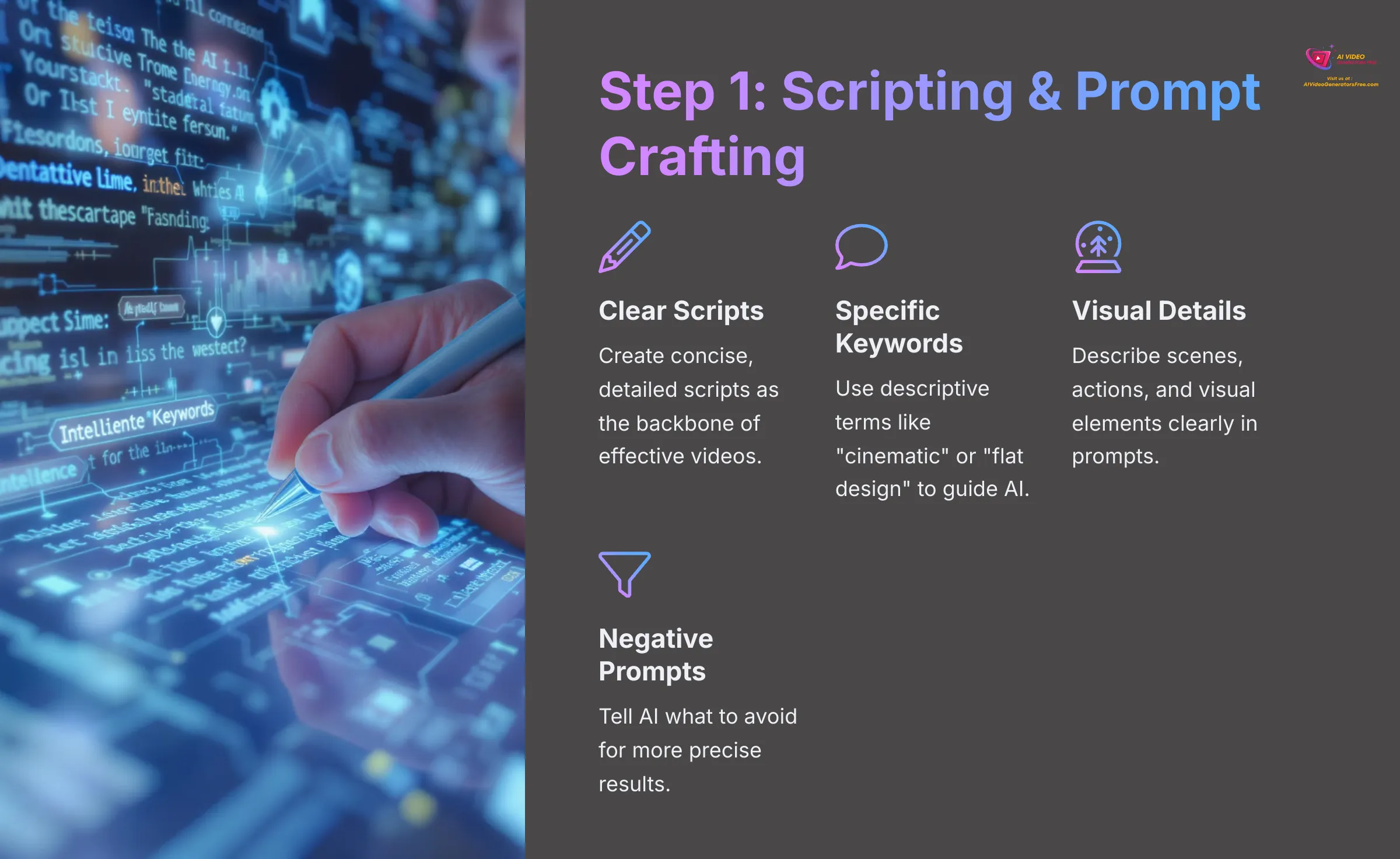 Step 1 Scripting and Prompt Crafting